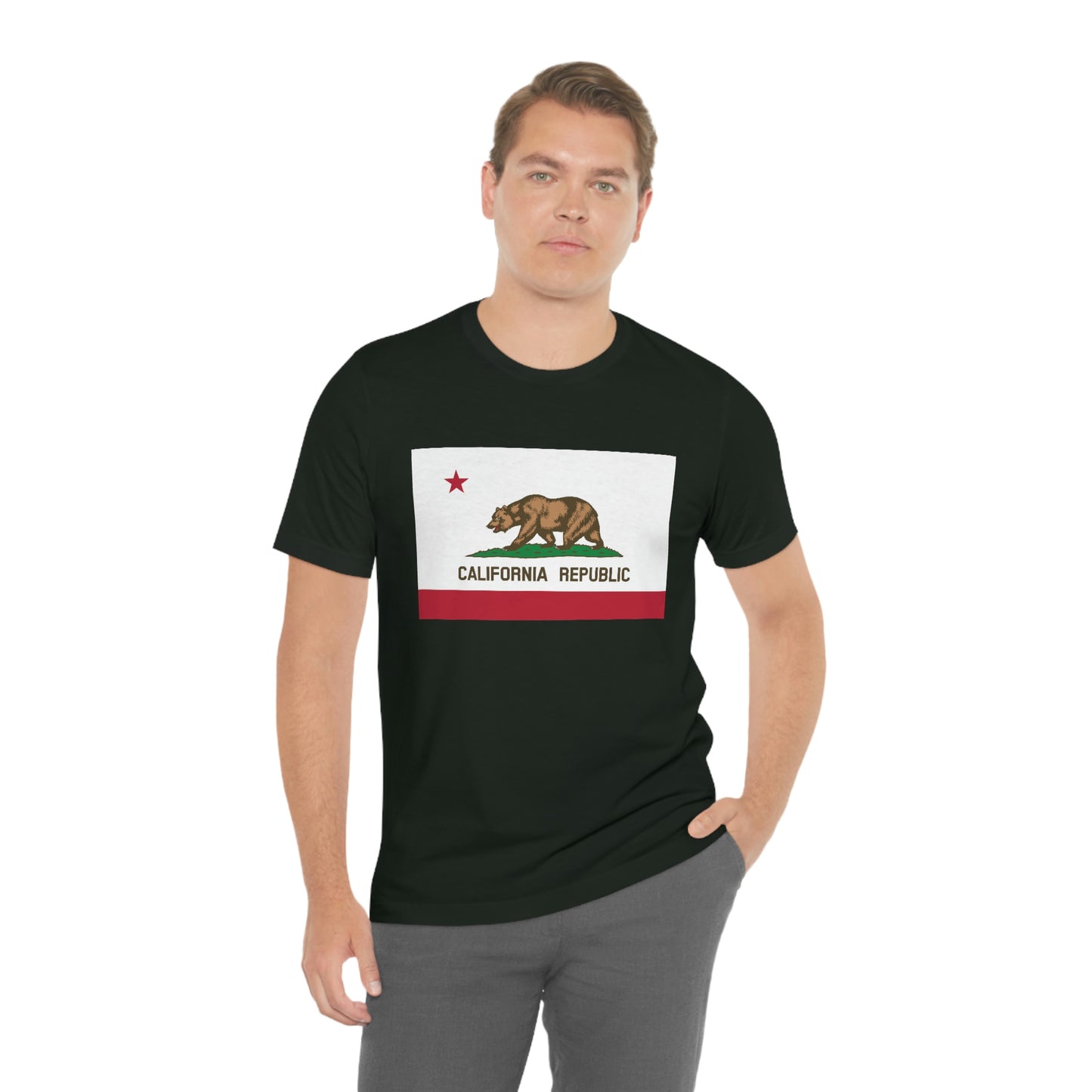 California Flag Unisex Jersey Short Sleeve Tee Tshirt T-shirt