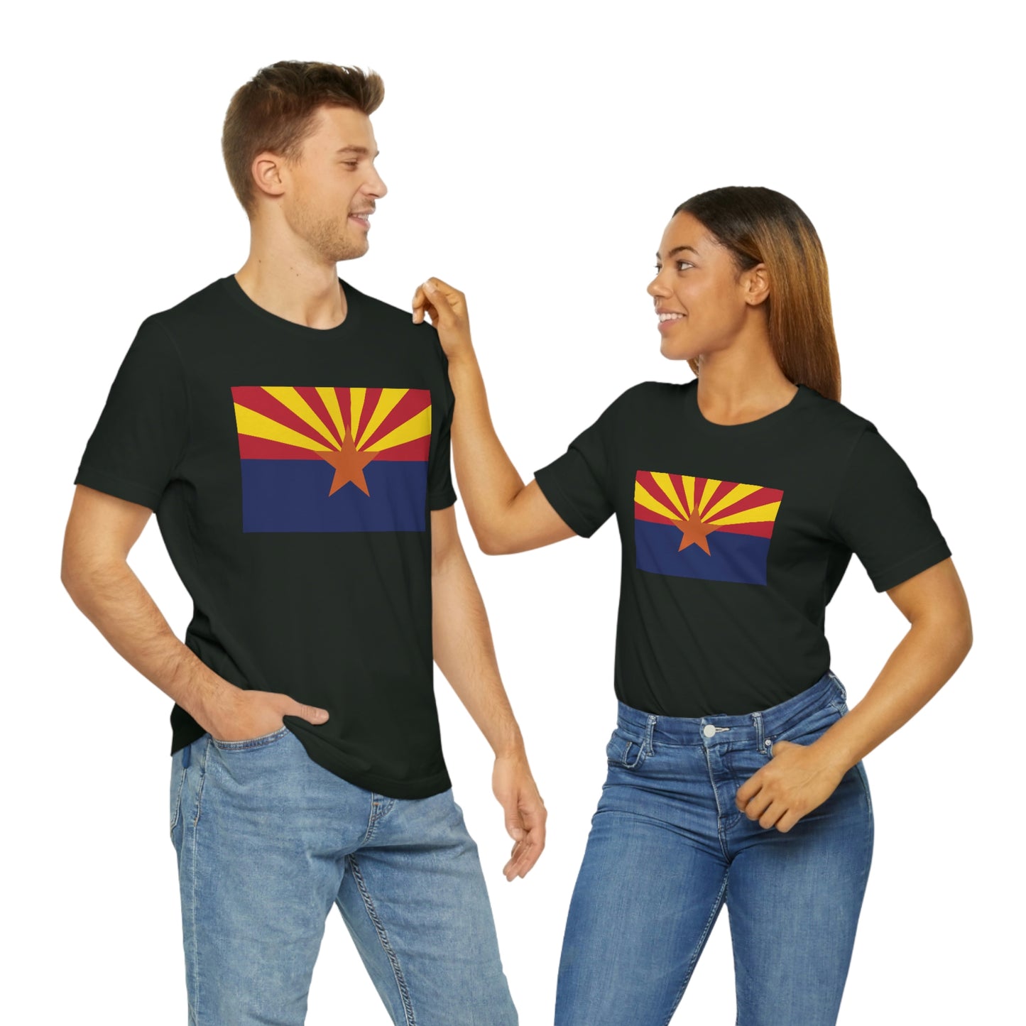 Arizona Flag Unisex Jersey Short Sleeve Tee Tshirt T-shirt