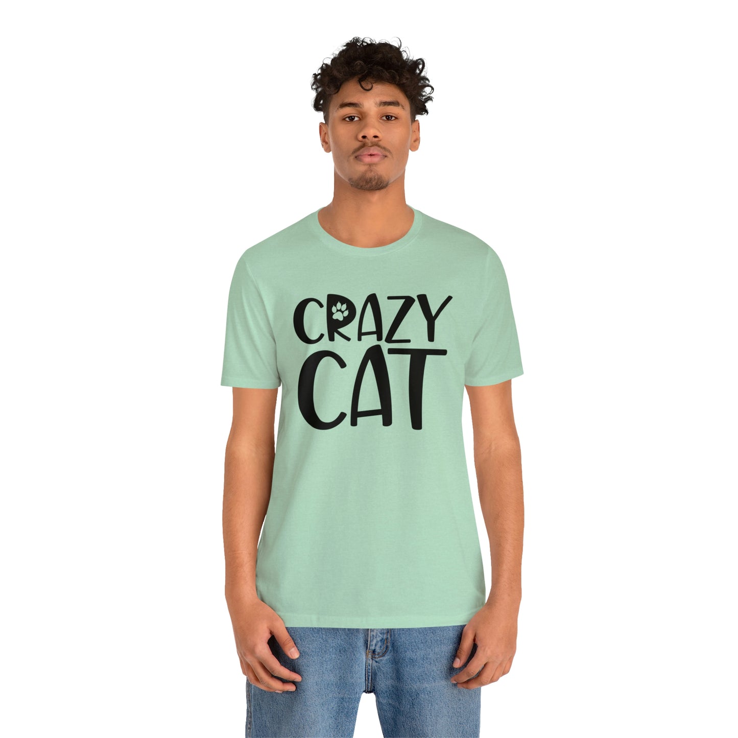 Crazy Cat Short Sleeve T-shirt