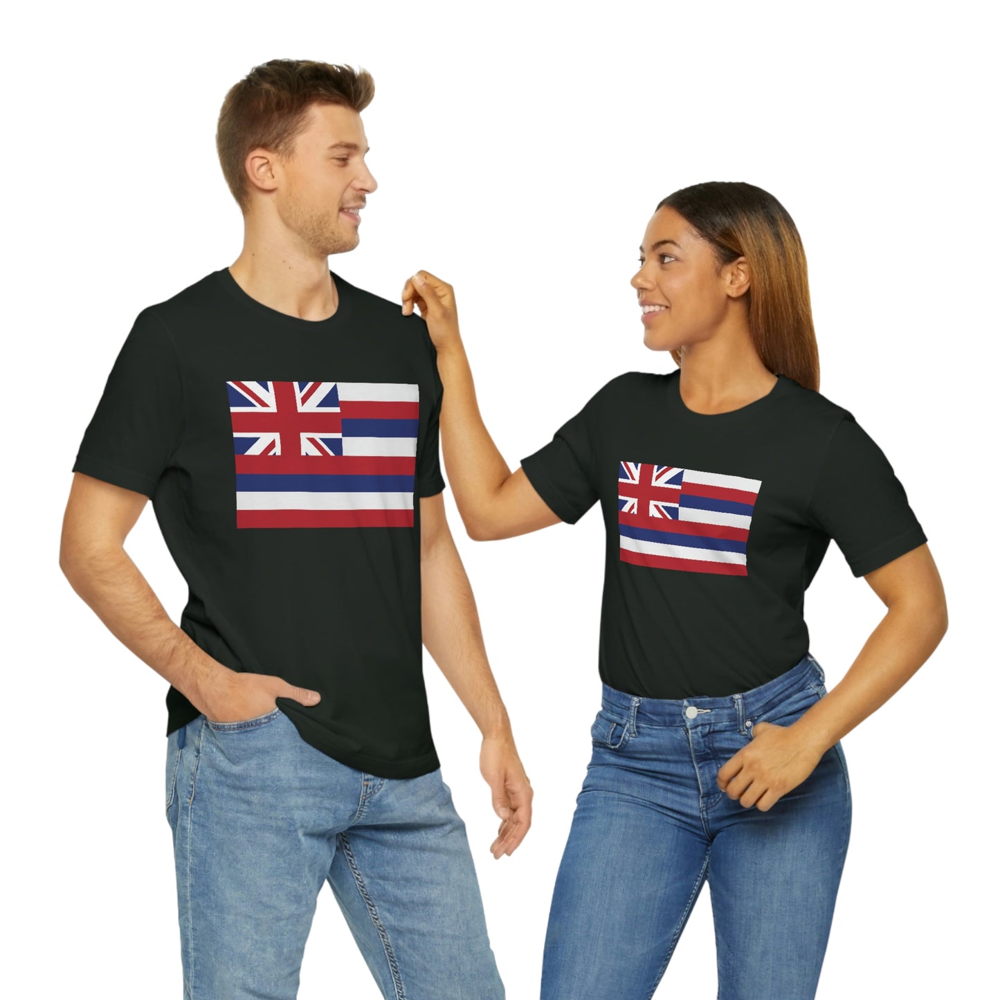 Hawaii Flag Unisex Jersey Short Sleeve Tee Tshirt T-shirt