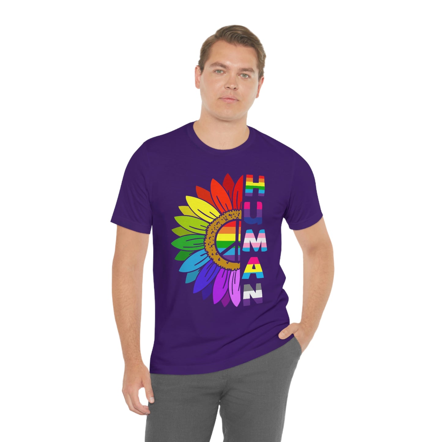 Human LGBTQIA Unisex Jersey Short Sleeve Tee