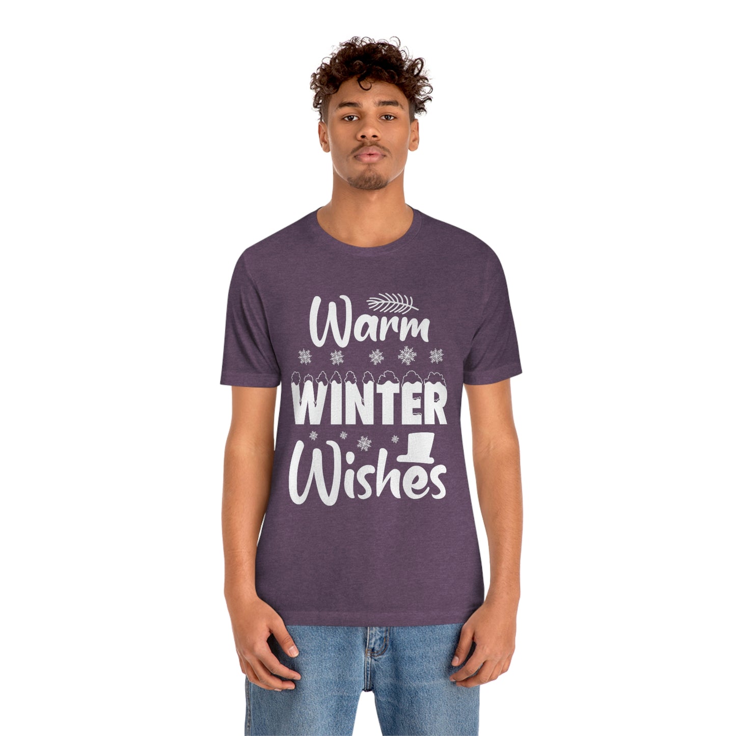 Warm Winter Wishes Unisex Jersey Short Sleeve Tee