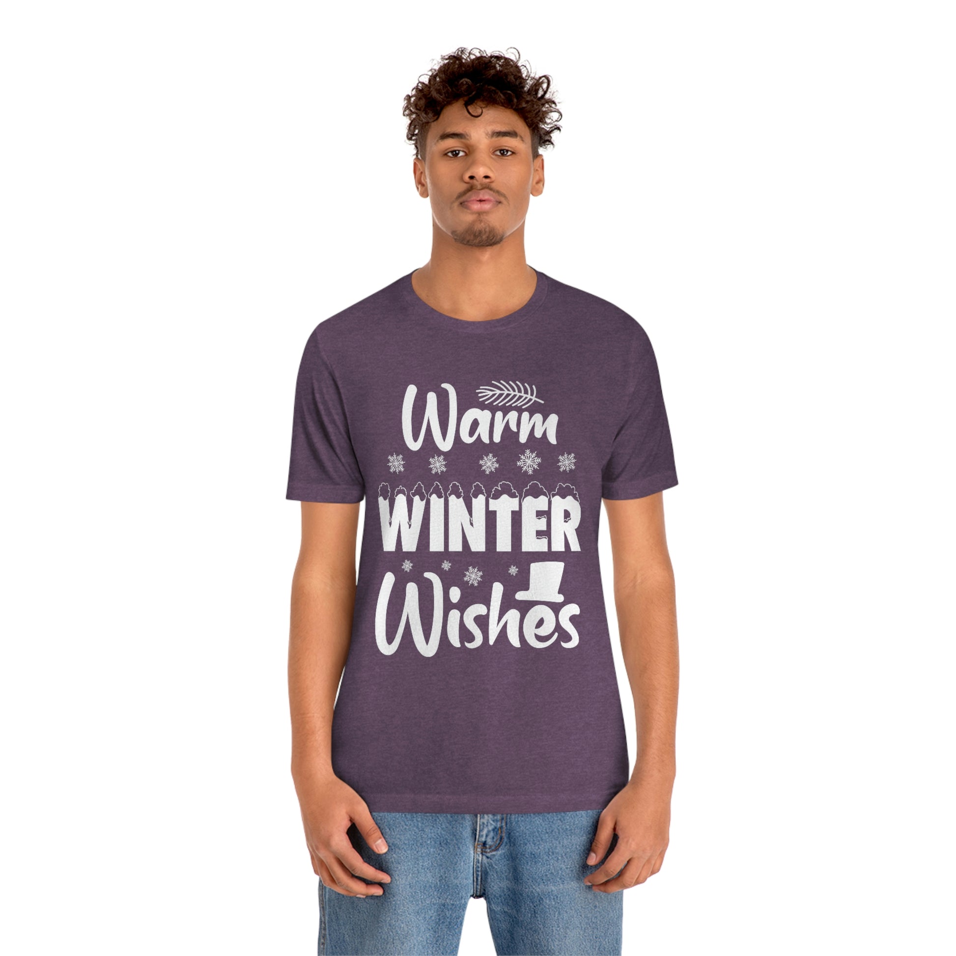 Warm Winter Wishes Unisex Jersey Short Sleeve Tee