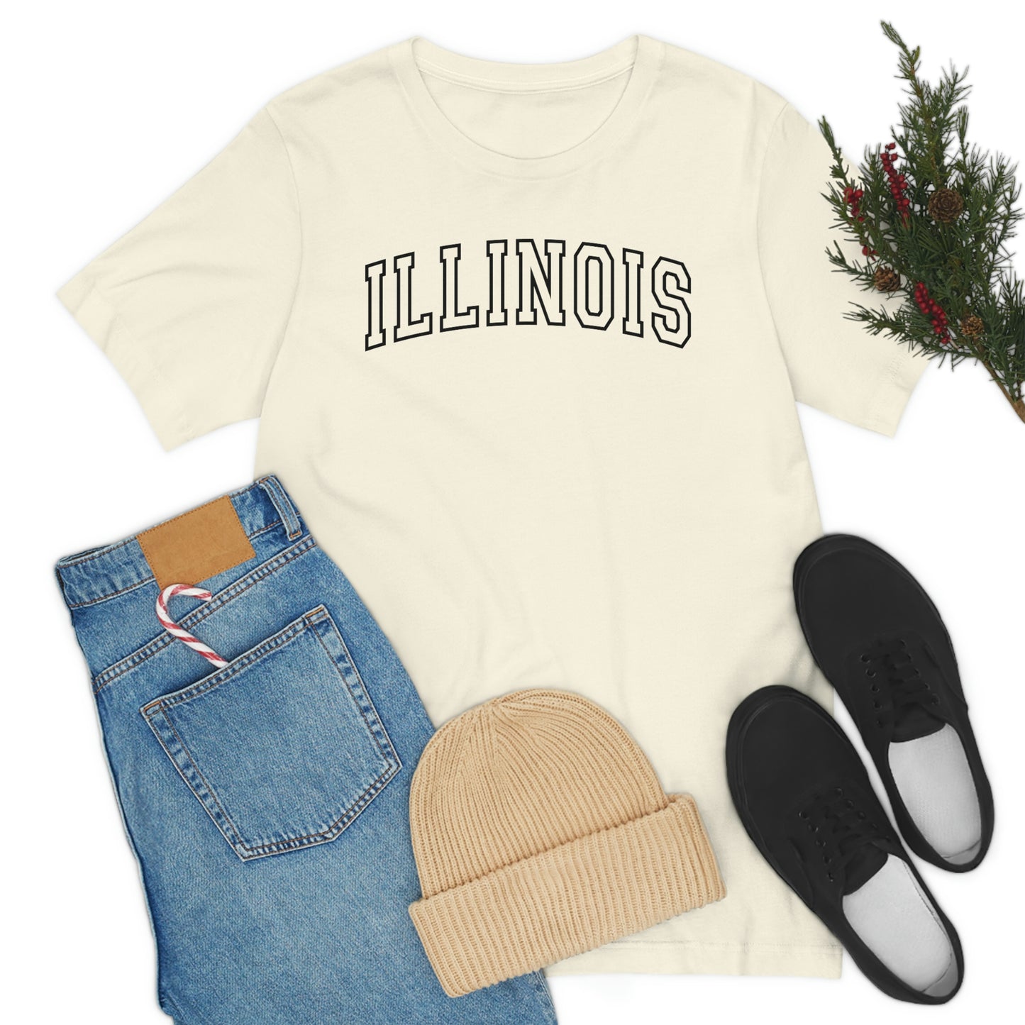 Illinois Varsity Letters Arch Short Sleeve T-shirt