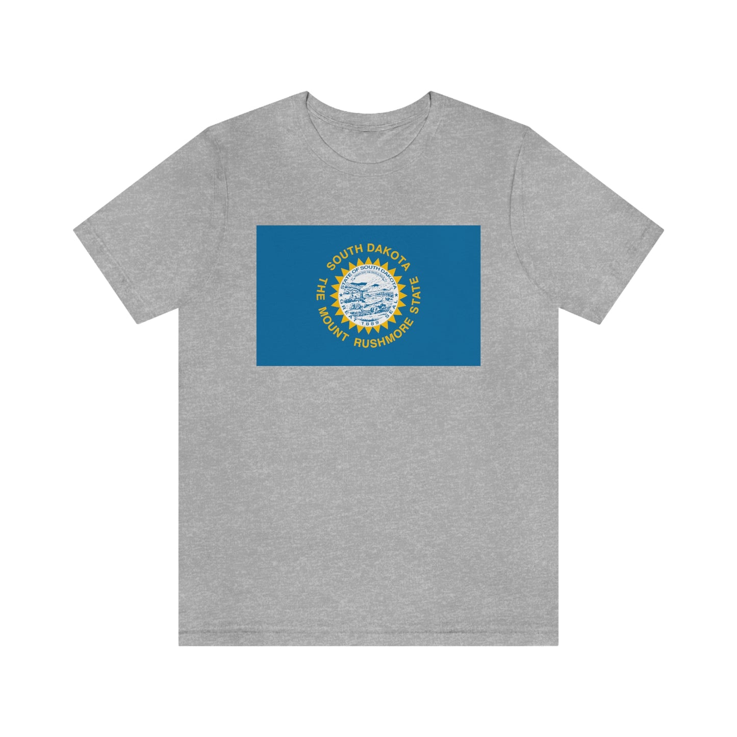 South Dakota Flag Unisex Jersey Short Sleeve Tee Tshirt T-shirt