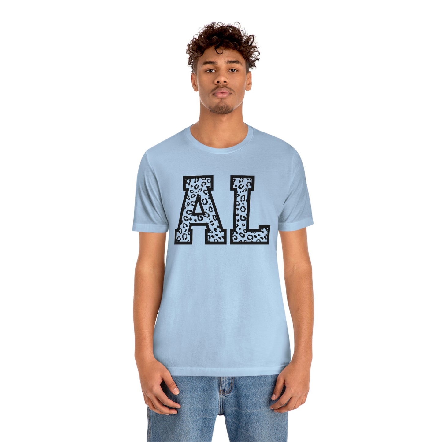 Alabama AL Leopard Unisex Jersey Short Sleeve T-shirt