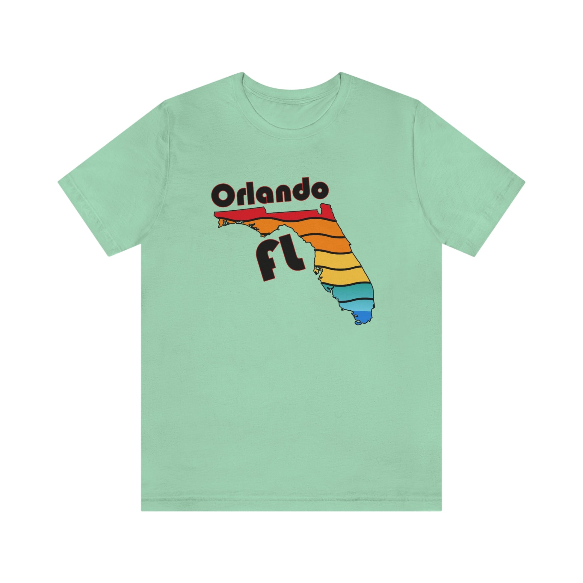 Orlando Florida Rainbow Florida Short Sleeve T-shirt