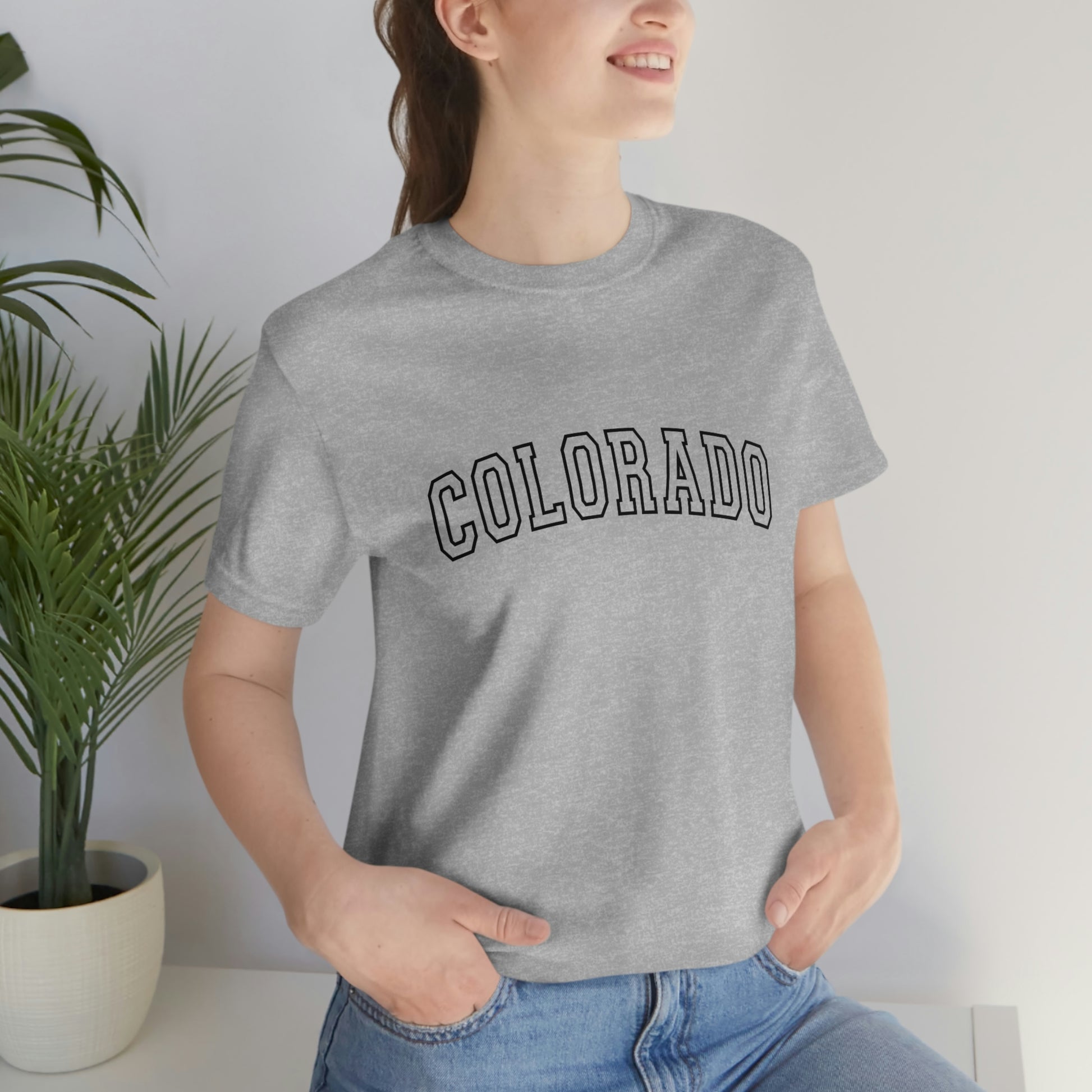 Colorado Varsity Arch Unisex Jersey Short Sleeve Tee Tshirt T-shirt