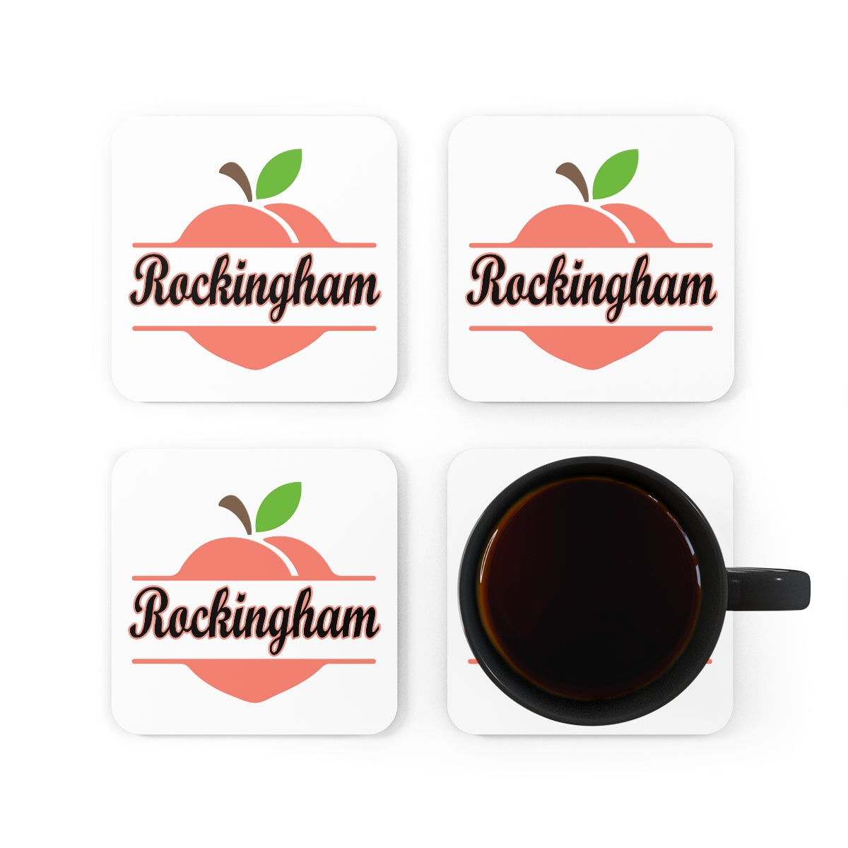 Rockingham Georgia Corkwood Coaster Set