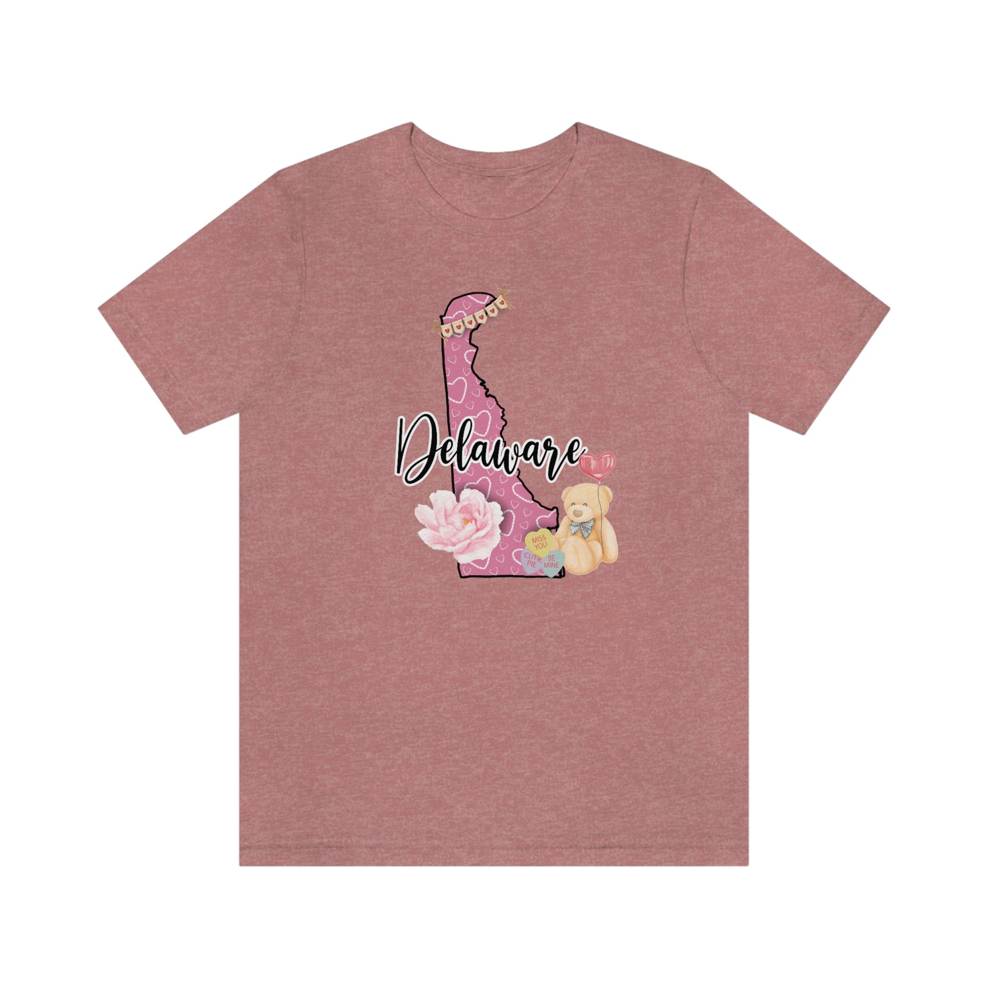 Delaware Valentine Short Sleeve  T-shirt