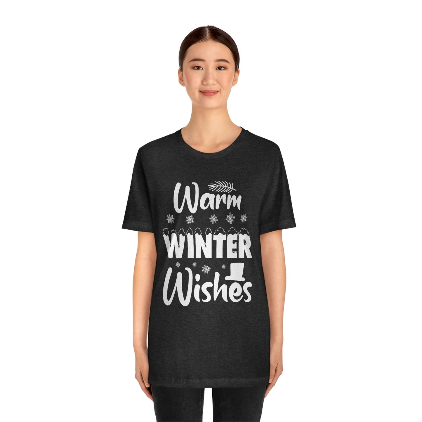 Warm Winter Wishes Unisex Jersey Short Sleeve Tee
