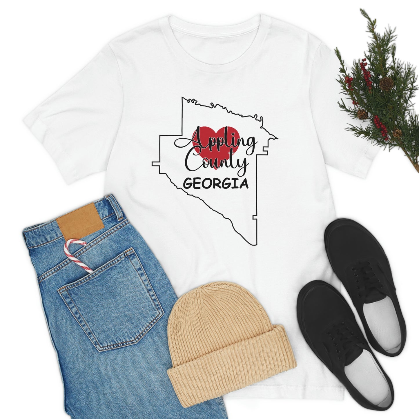 Appling County Georgia Unisex Jersey Short Sleeve Tee