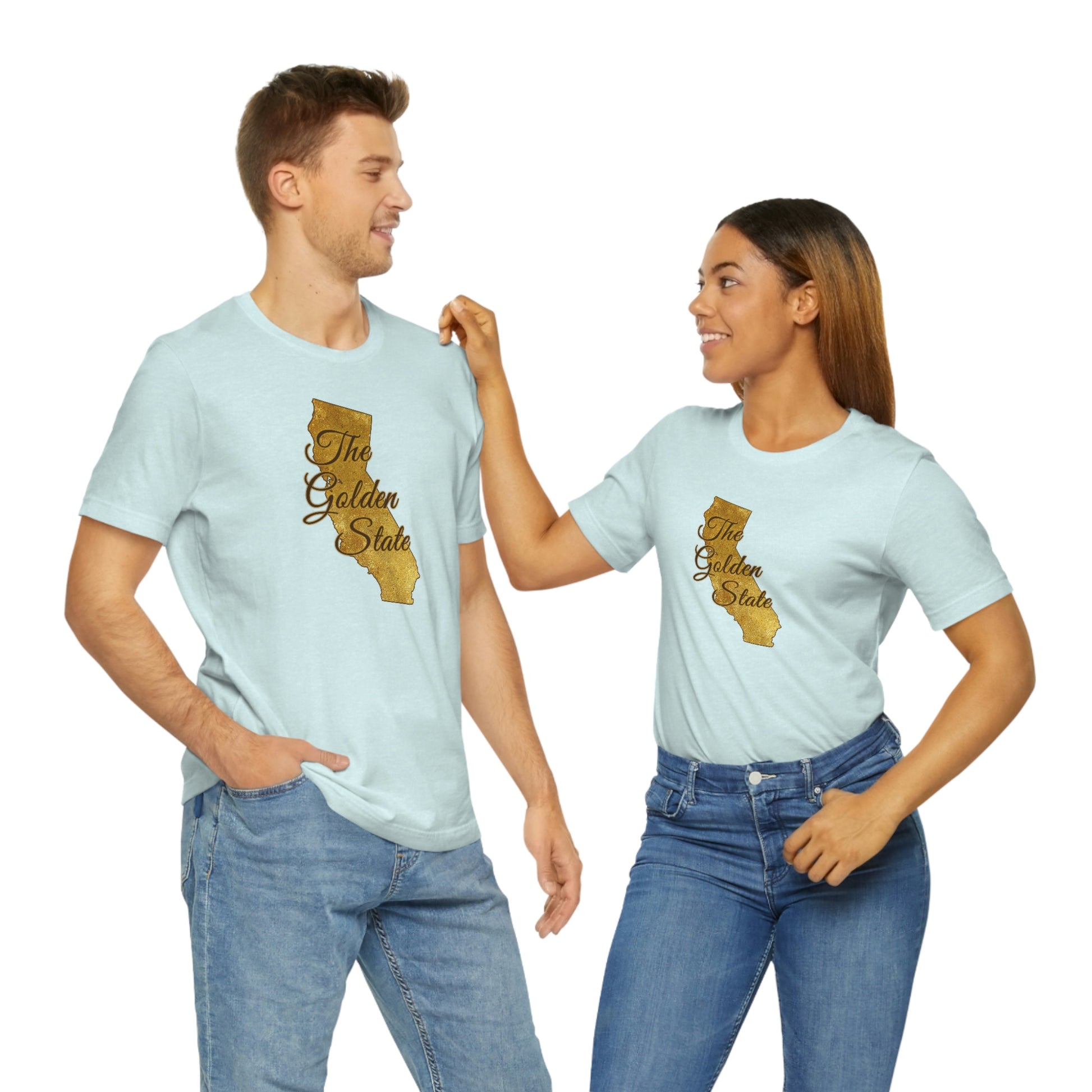 The Golden State California Unisex Jersey Short Sleeve Tee Tshirt T-shirt