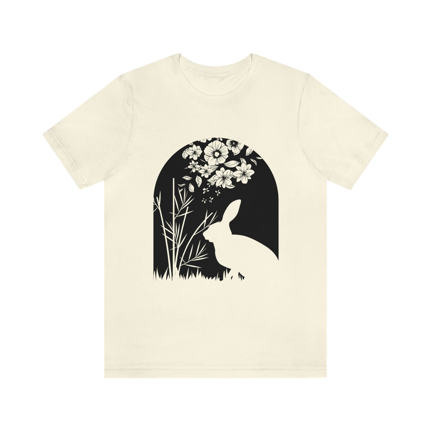Bunny silhouette scene tshirt tee t-shirt