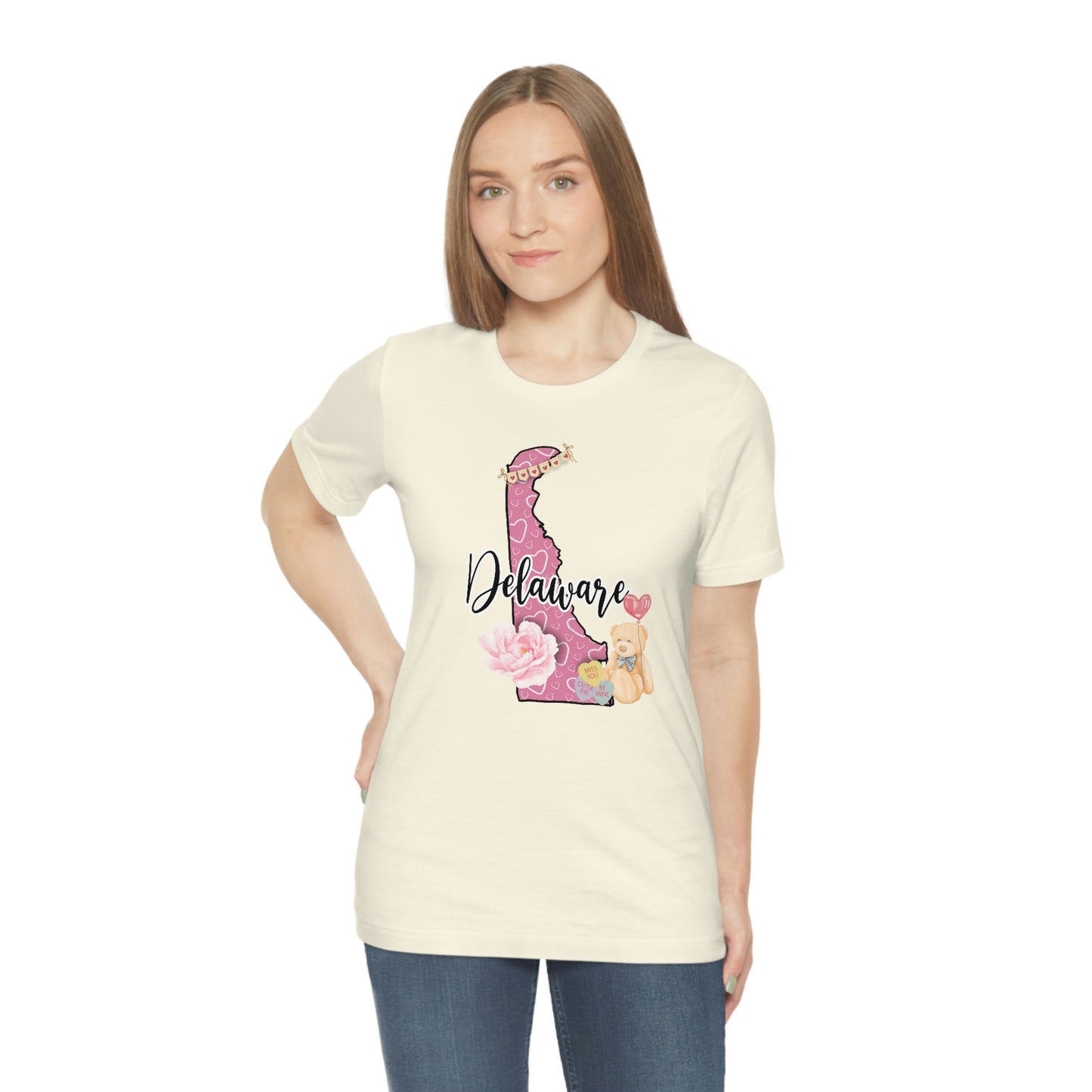 Delaware Valentine Short Sleeve  T-shirt