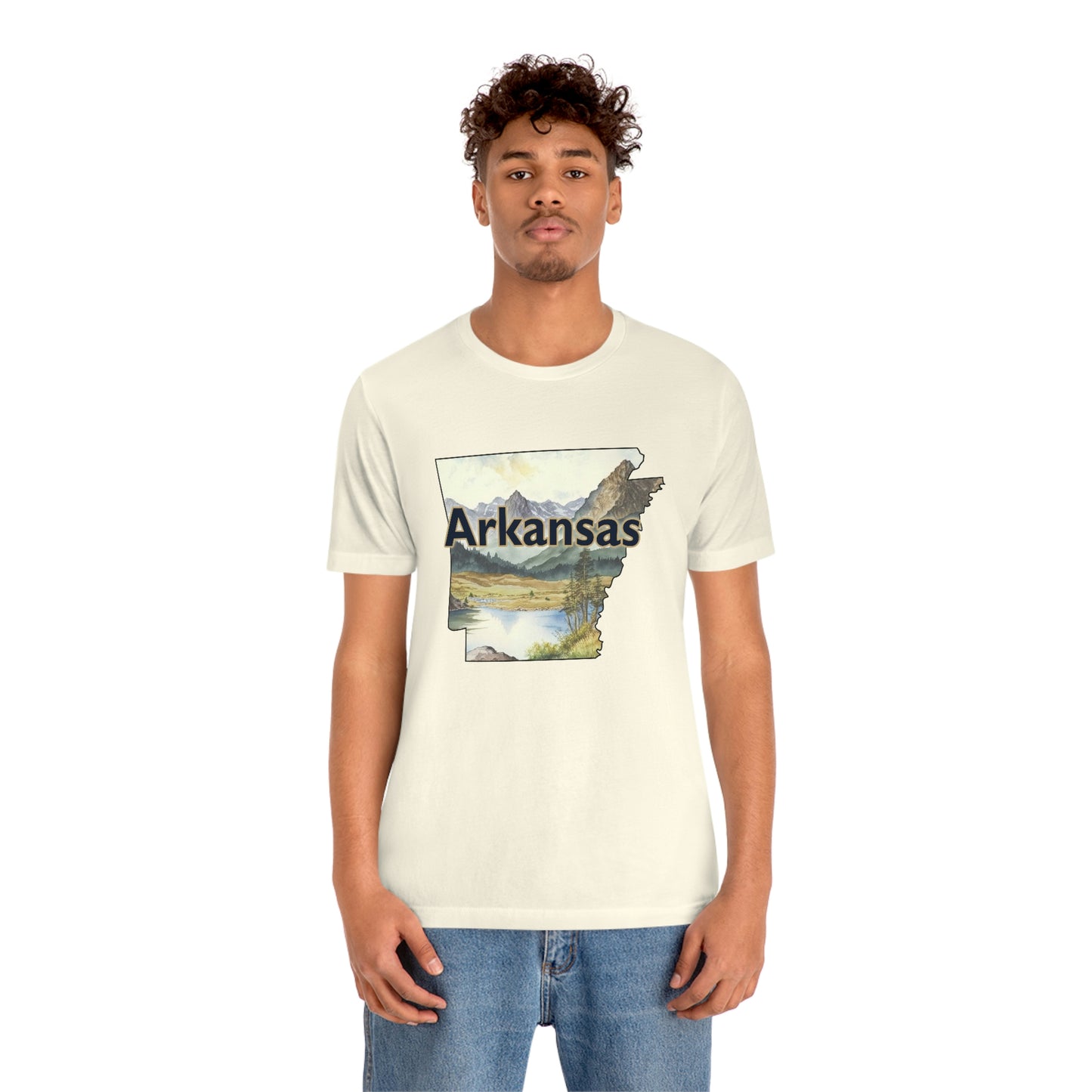 Arkansas Landscape Unisex Jersey Short Sleeve Tee Tshirt T-shirt