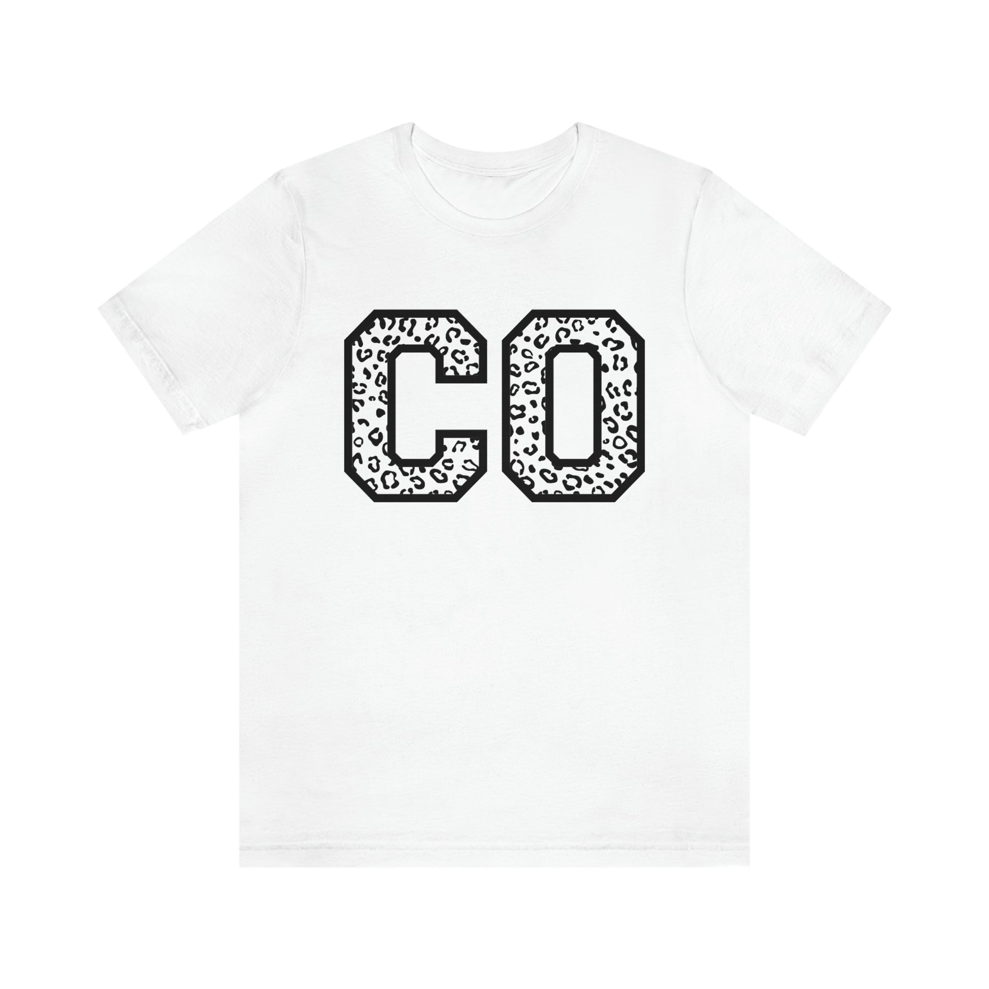 Colorado Leopard Print Unisex Jersey Short Sleeve Tee Tshirt T-shirt
