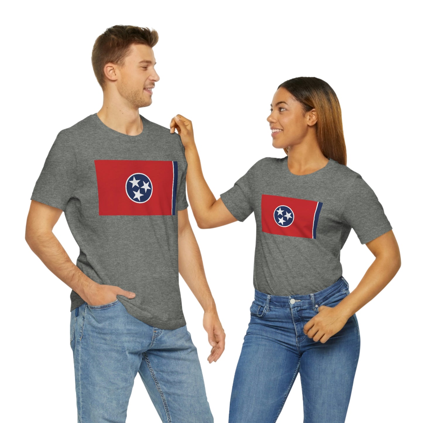 Tennessee Flag Unisex Jersey Short Sleeve Tee Tshirt T-shirt