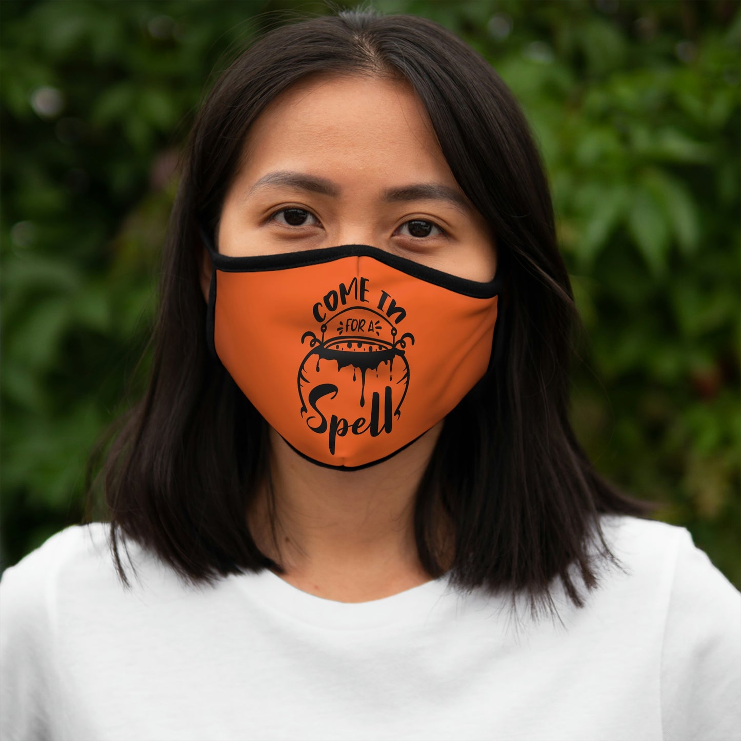 Come in for a Spell Fitted Polyester Face Mask