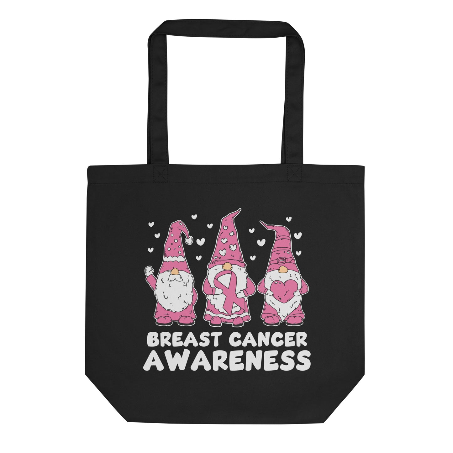 Breast Cancer Awareness Gnomes Eco Tote Bag