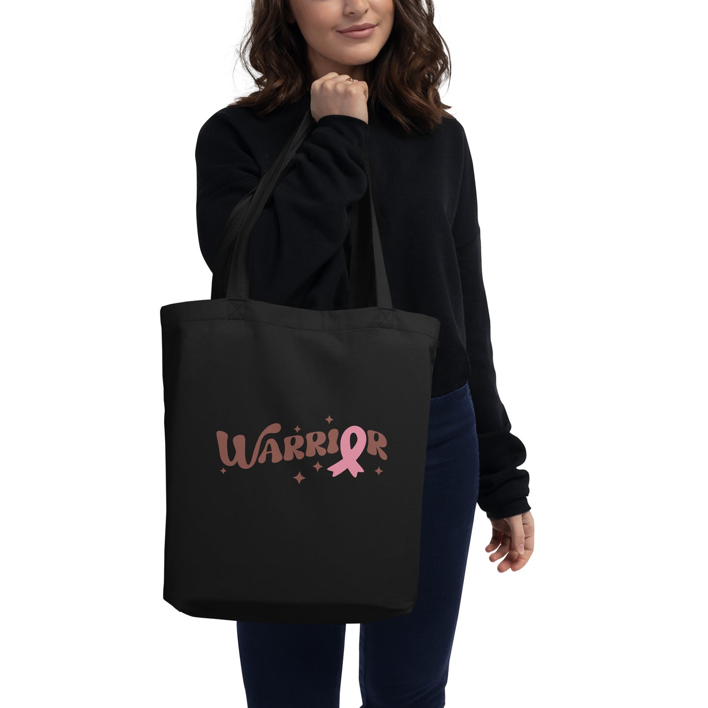 Warrior Breast Cancer Awareness Eco Tote Bag