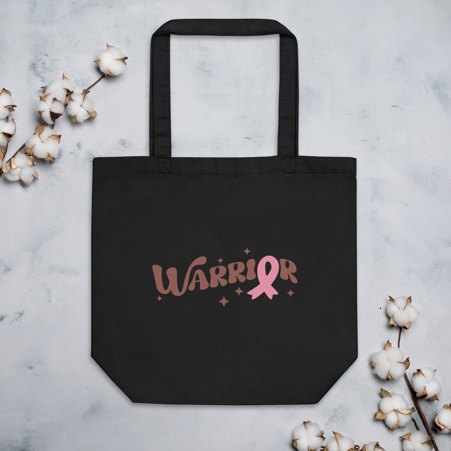 Warrior Breast Cancer Awareness Eco Tote Bag