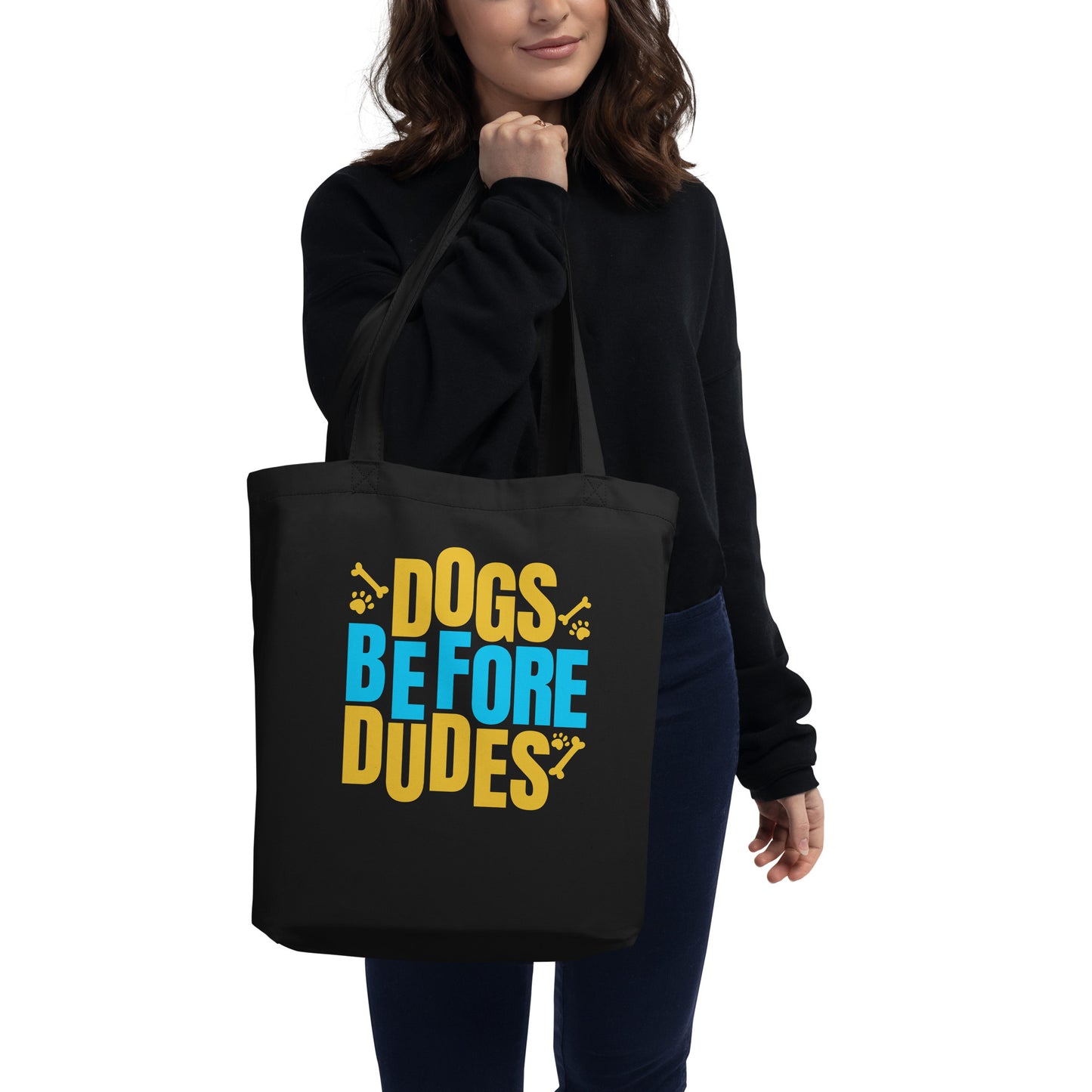 Dogs Before Dudes Eco Tote Bag