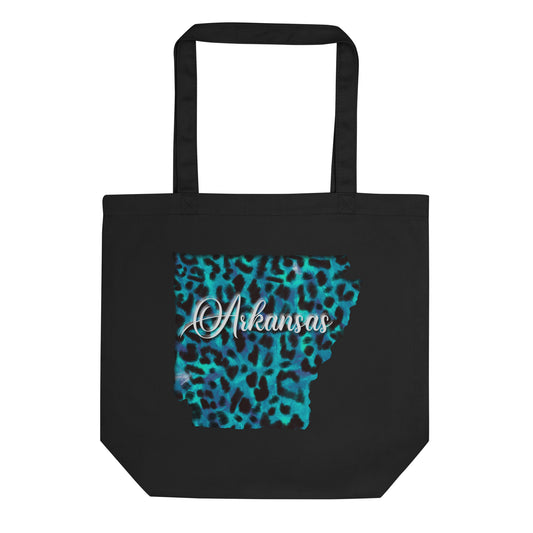 Arkansas Blue Leopard Eco Tote Bag