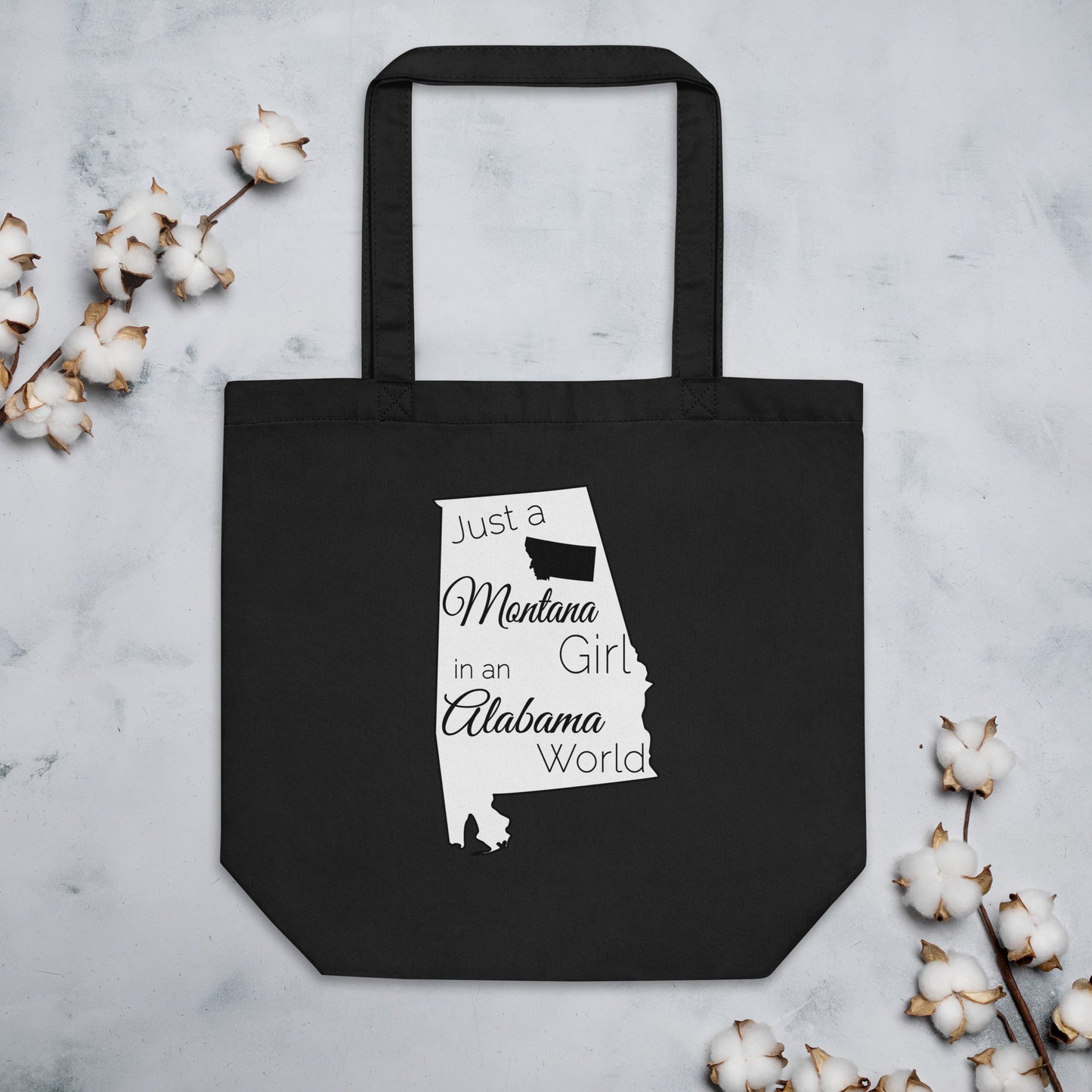 Just a Montana Girl in an Alabama World Eco Tote Bag