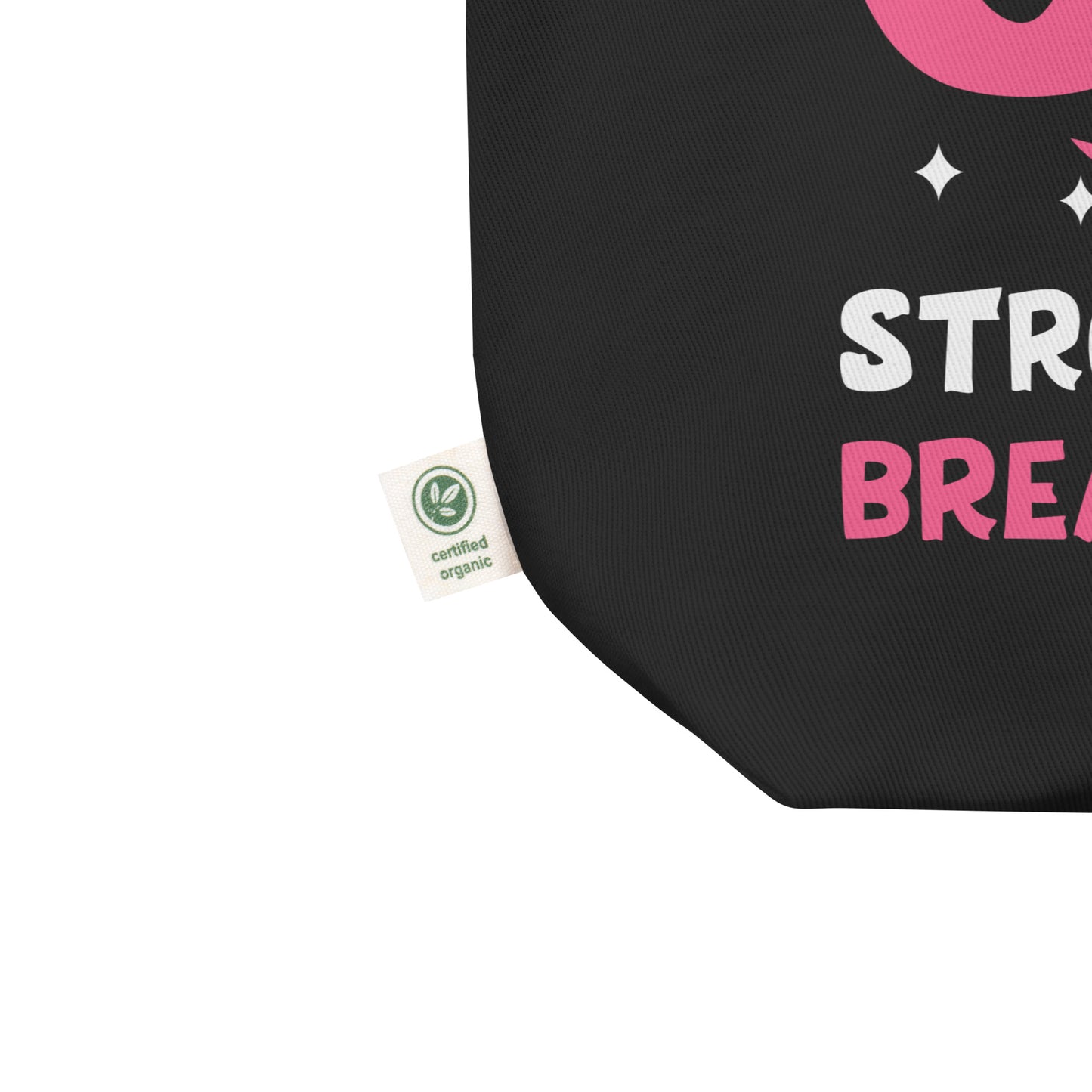 God is Stronger Than Breast Cancer Eco Tote Bag