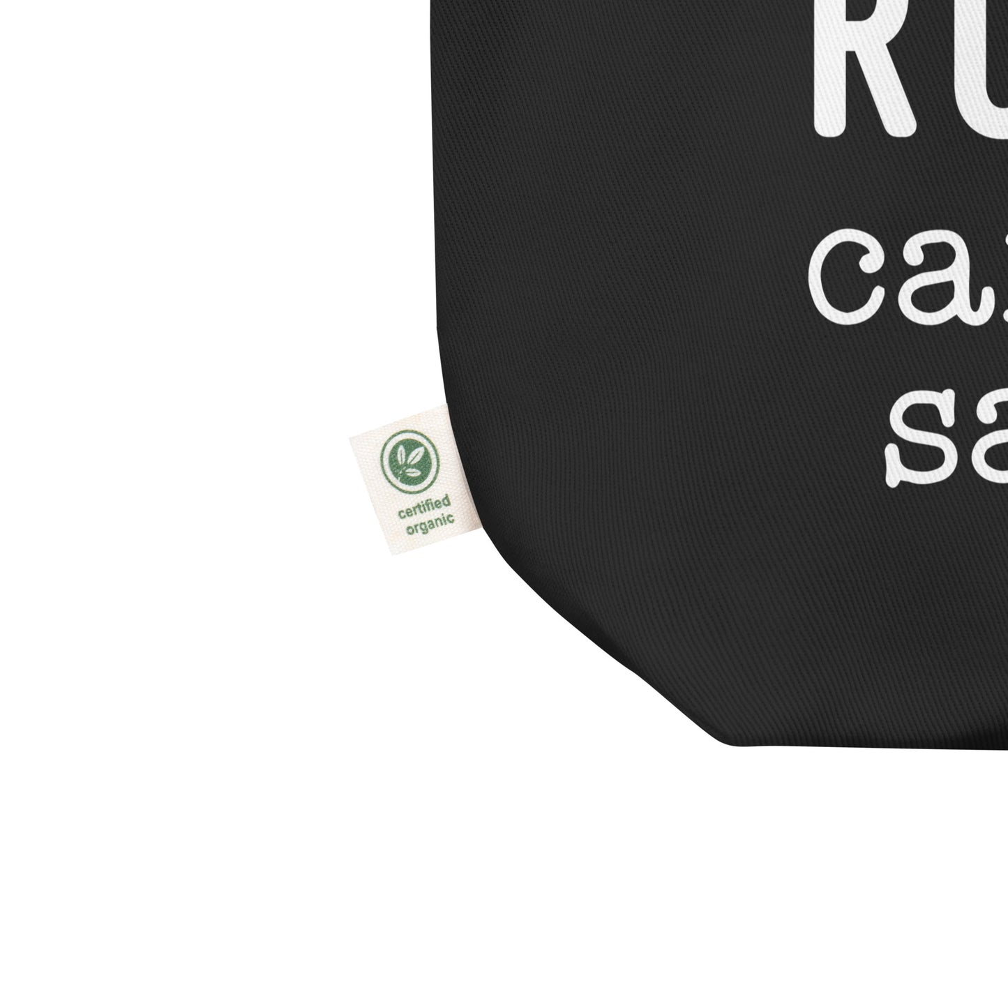 This Girl Runs on Caffeine & Sarcasm Eco Tote Bag