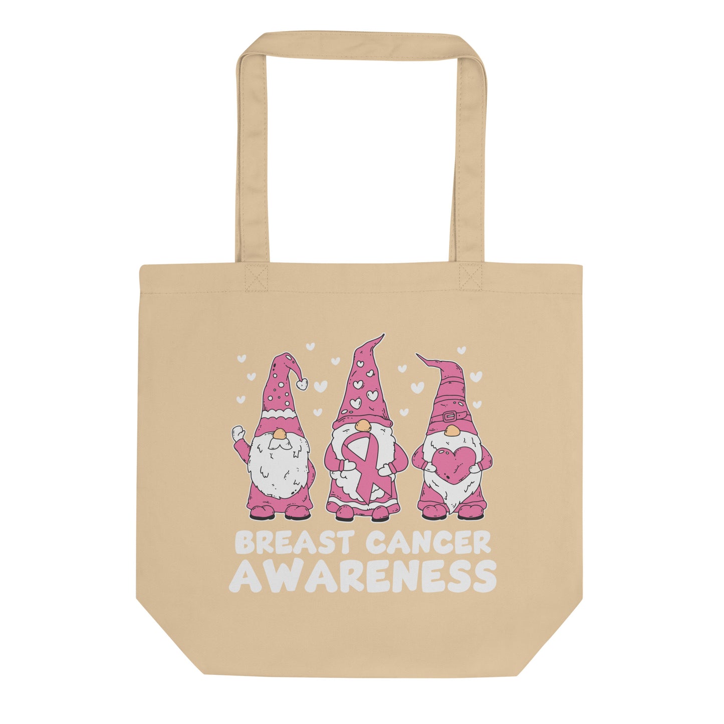 Breast Cancer Awareness Gnomes Eco Tote Bag