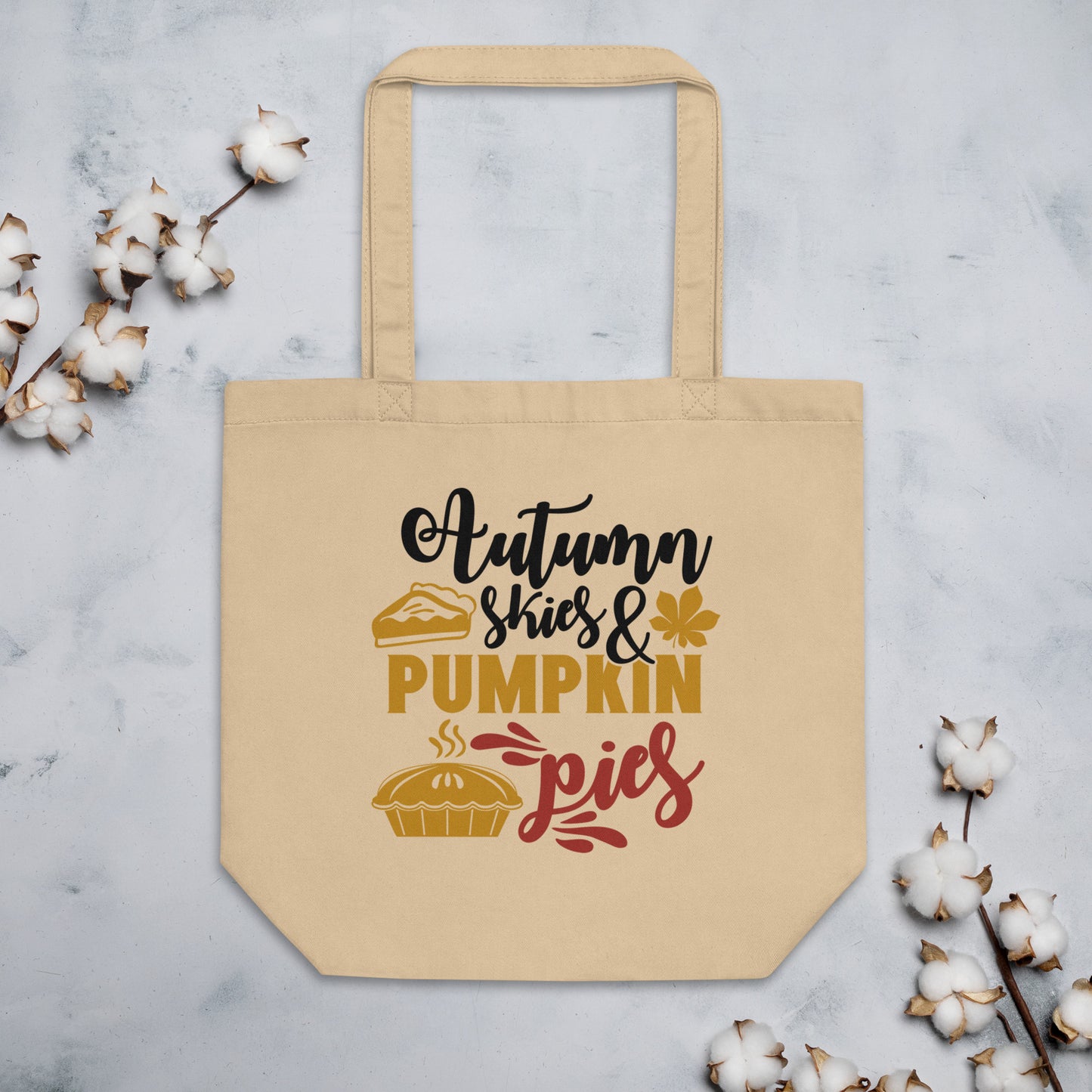 Autumn Skies & Pumpkin Pies Eco Tote Bag