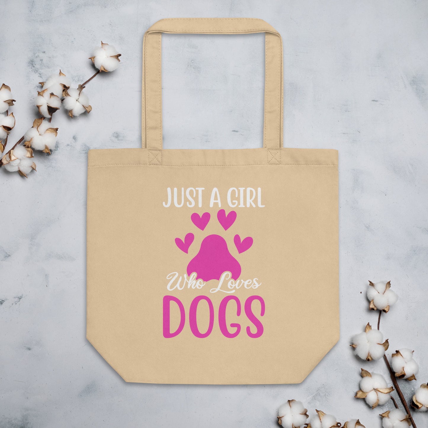 Just a Girl Who Loves Dogs Eco Tote Bag