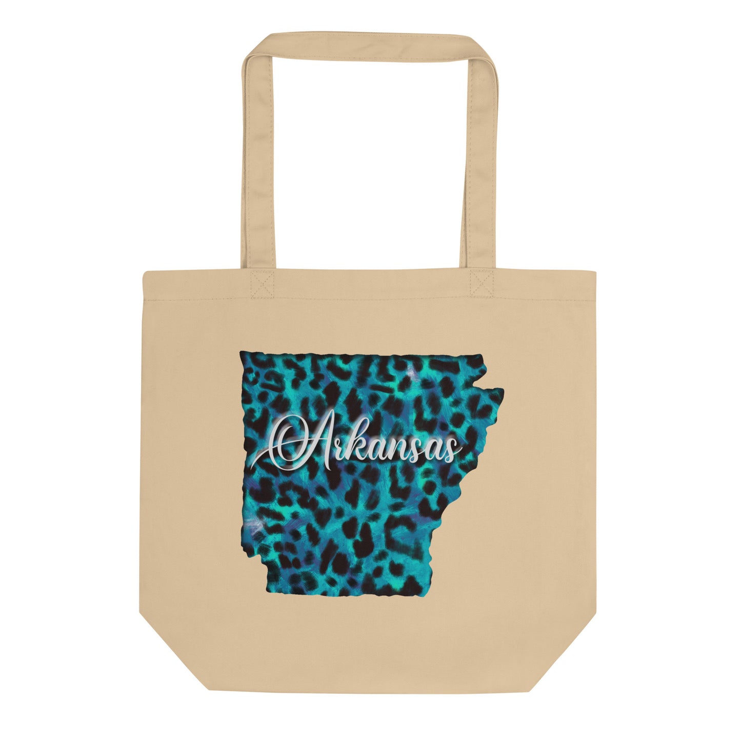 Arkansas Blue Leopard Eco Tote Bag