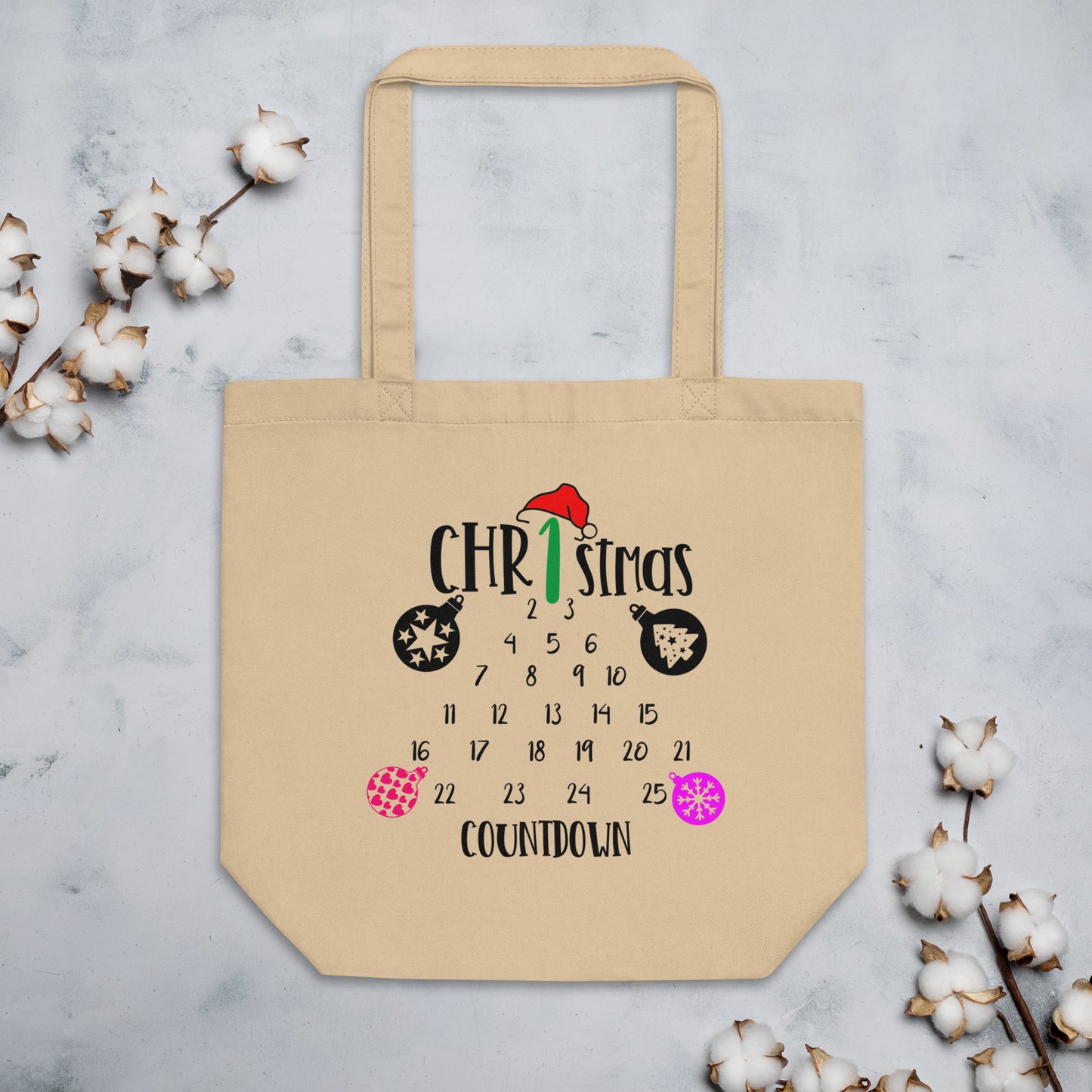 Christmas Countdown Eco Tote Bag