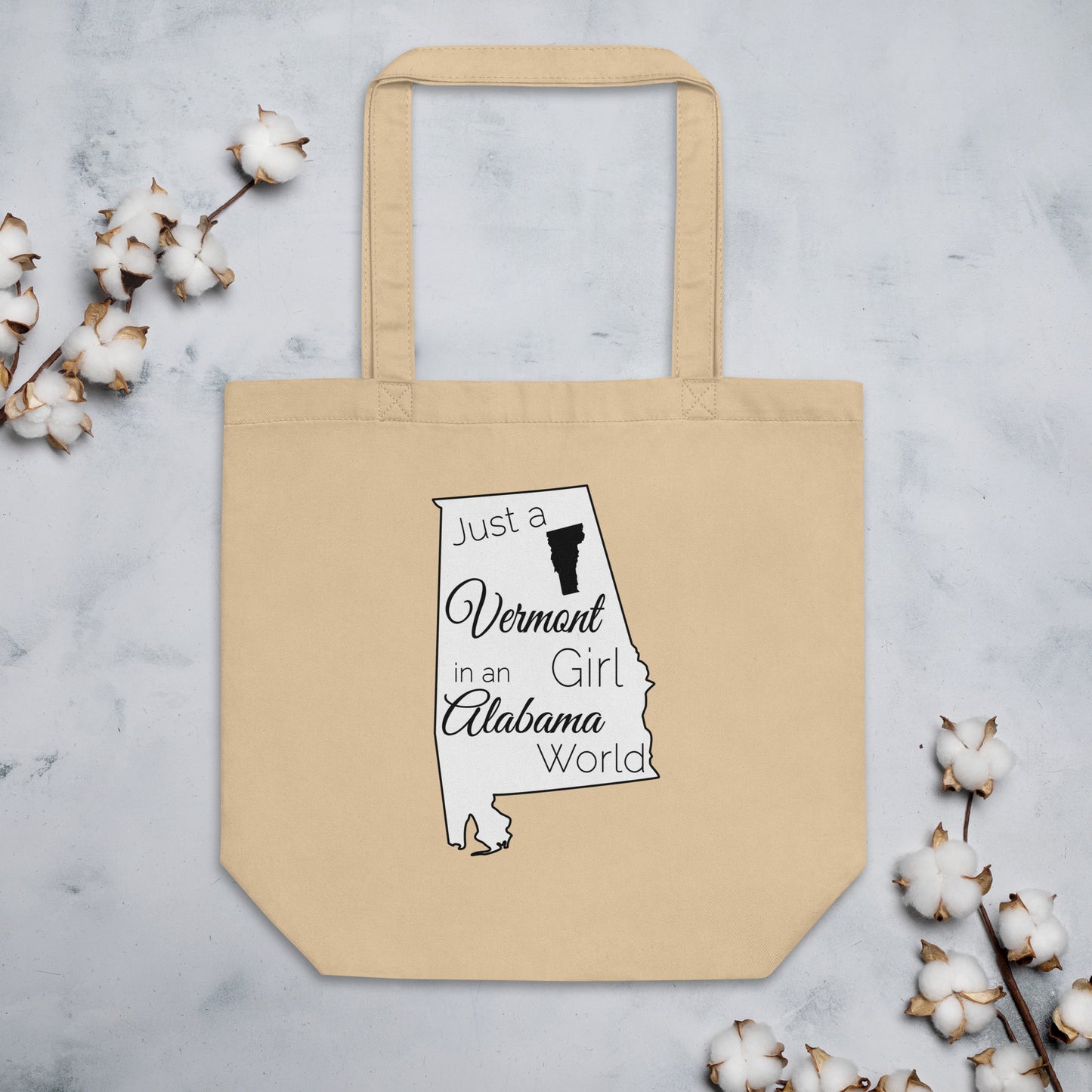 Just a Vermont Girl in an Alabama World Eco Tote Bag
