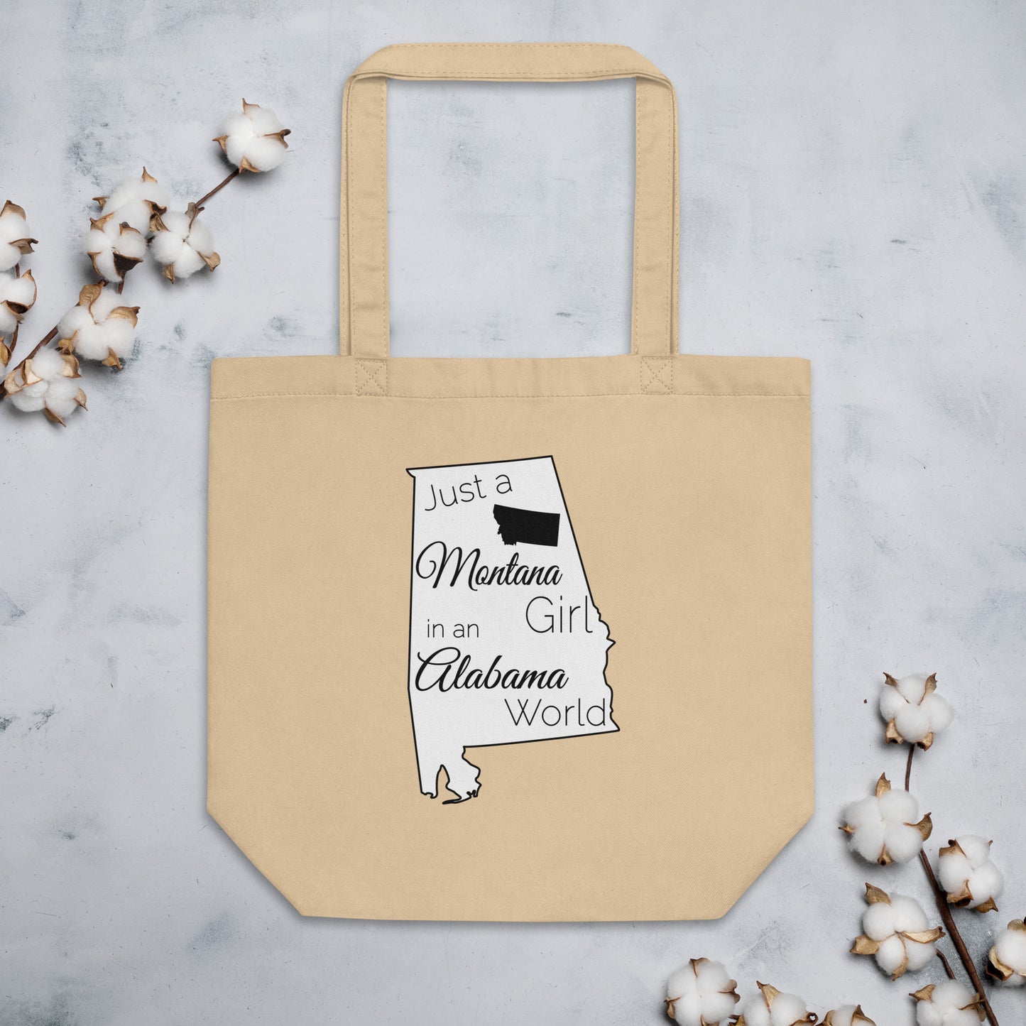 Just a Montana Girl in an Alabama World Eco Tote Bag
