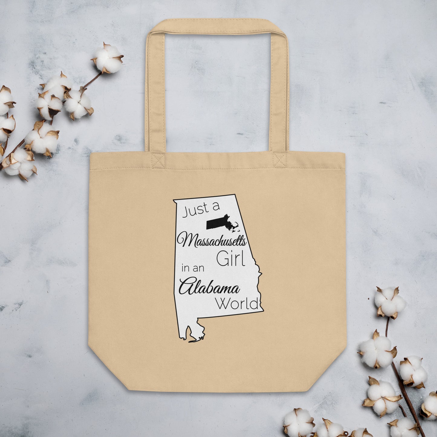 Just a Massachusetts Girl in an Alabama World Eco Tote Bag