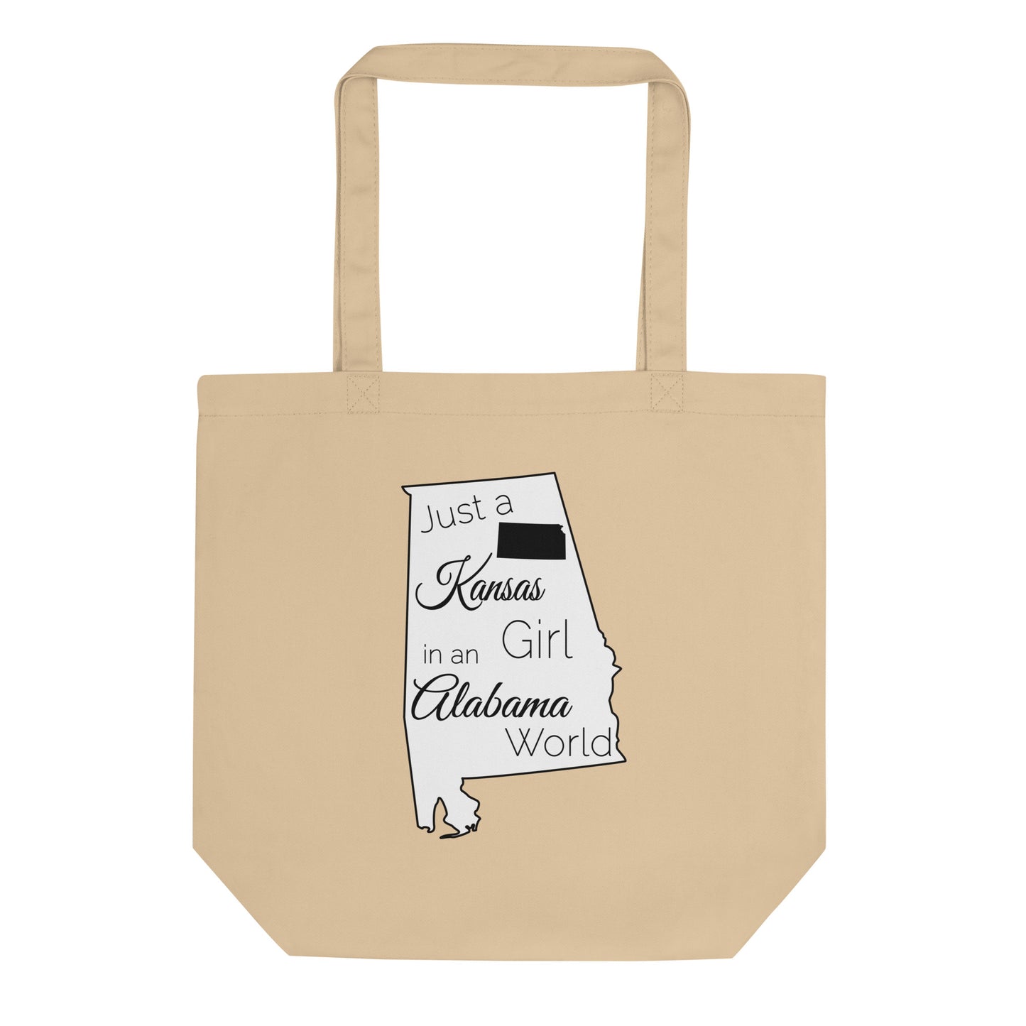 Just a Kansas Girl in an Alabama World Eco Tote Bag
