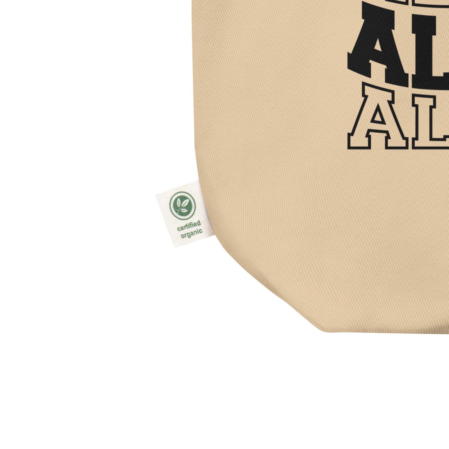 Alabama Wavy Letters Eco Tote Bag