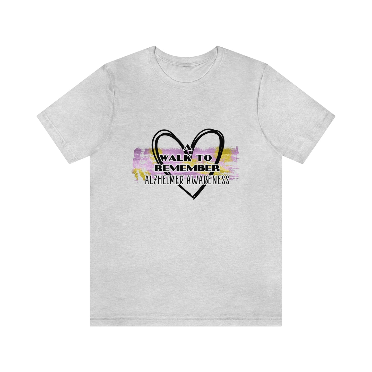 A Walk to Remember Alzheimer Awareness Unisex Jersey Short Sleeve Tee Tshirt T-shirt