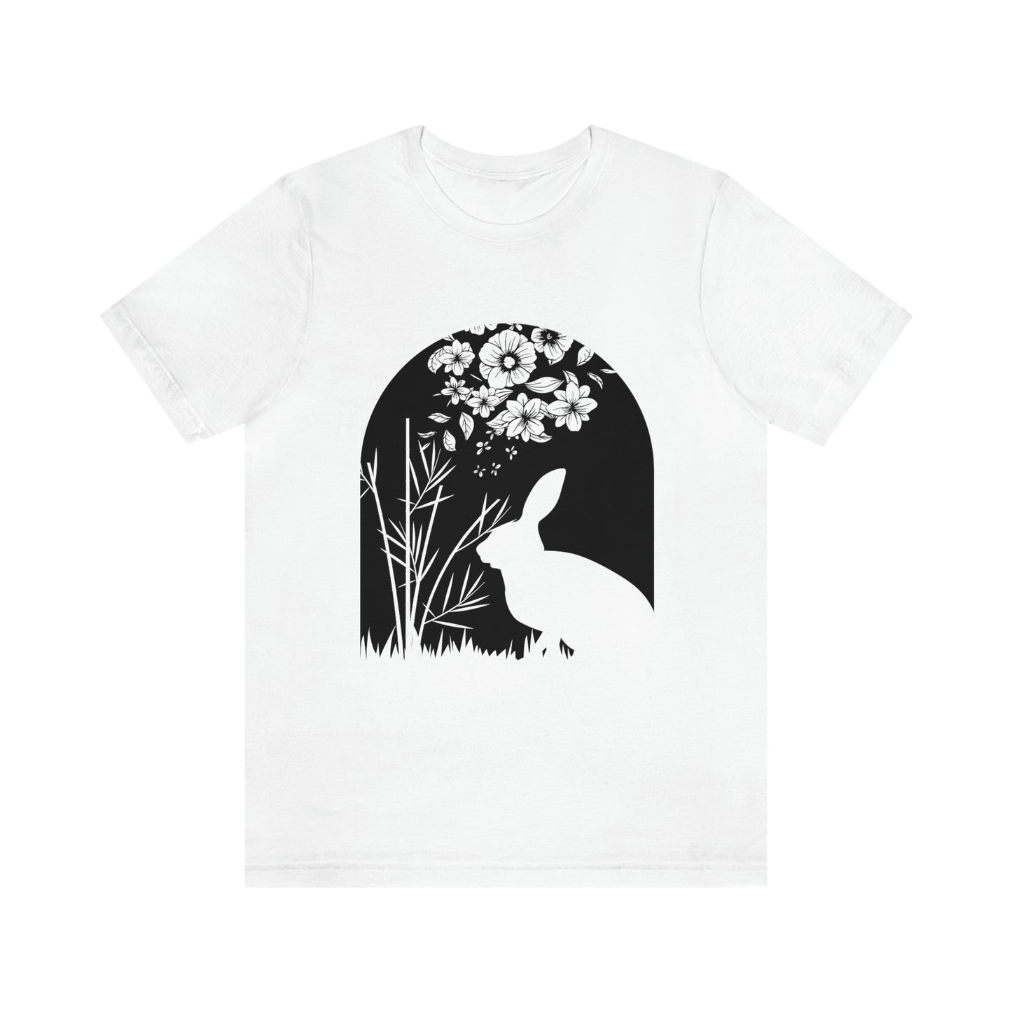 Bunny silhouette scene tshirt tee t-shirt