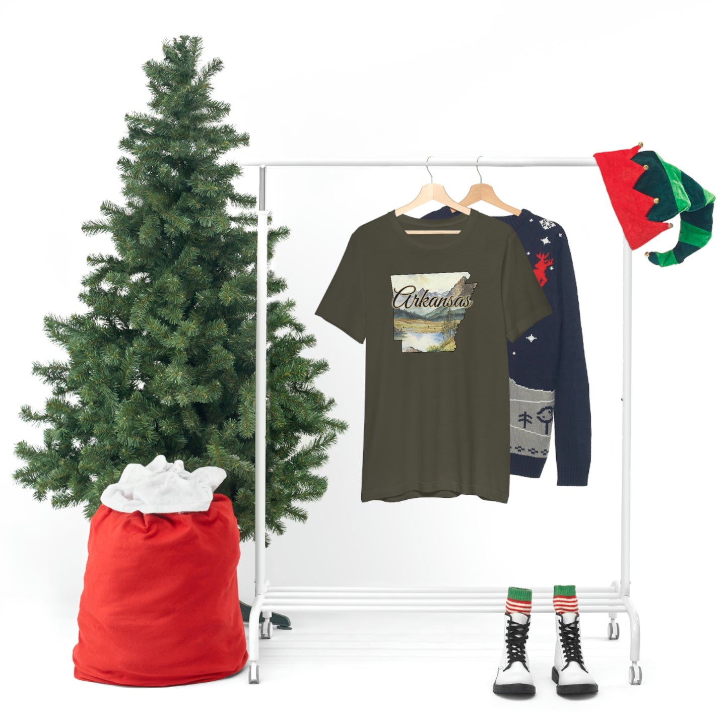 Arkansas Landscape Unisex Jersey Short Sleeve Tee Tshirt T-shirt