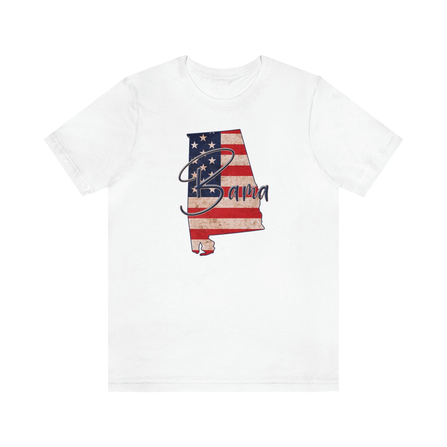 Alabama Bama Flag Unisex Jersey Short Sleeve T-shirt