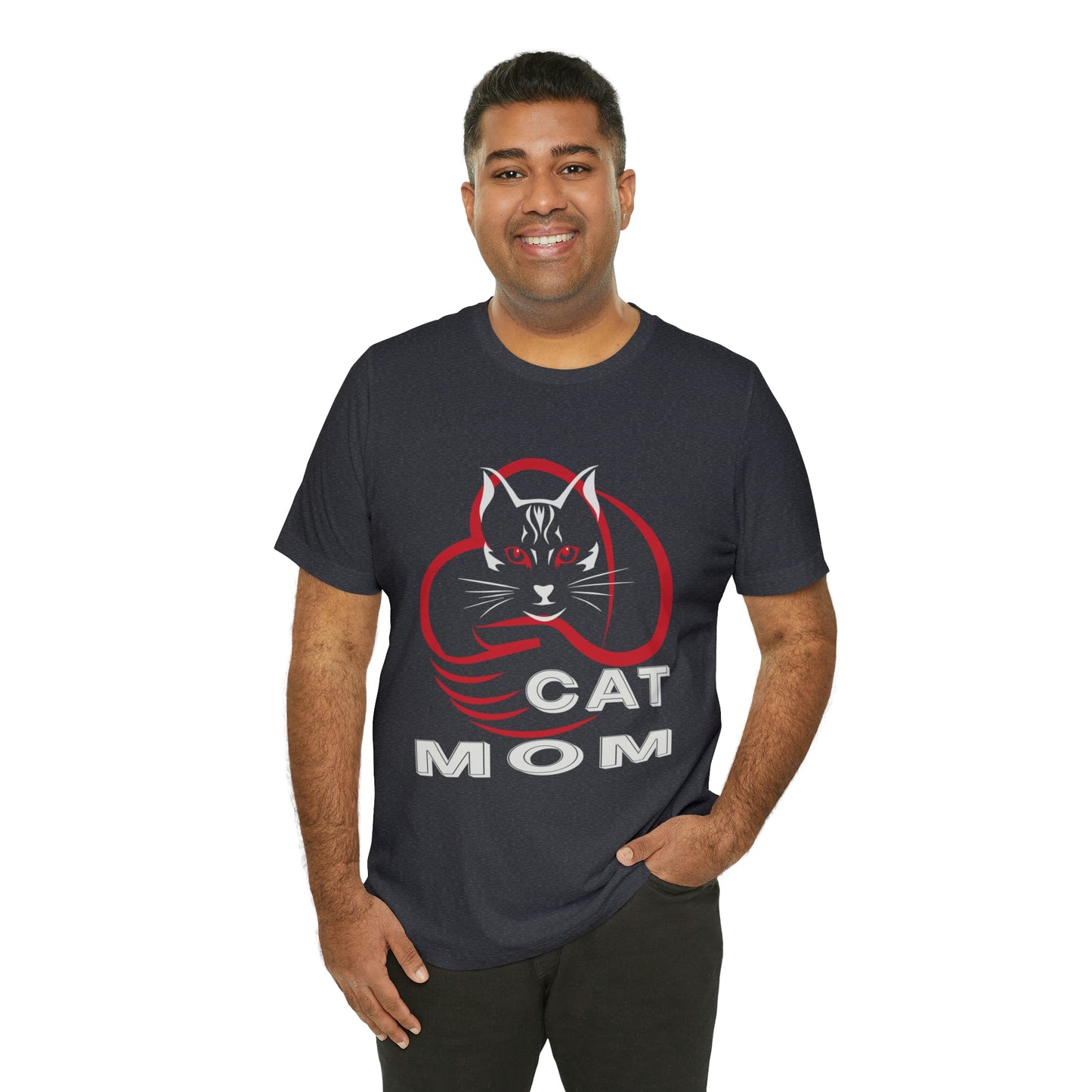 Cat Mom Short Sleeve T-shirt