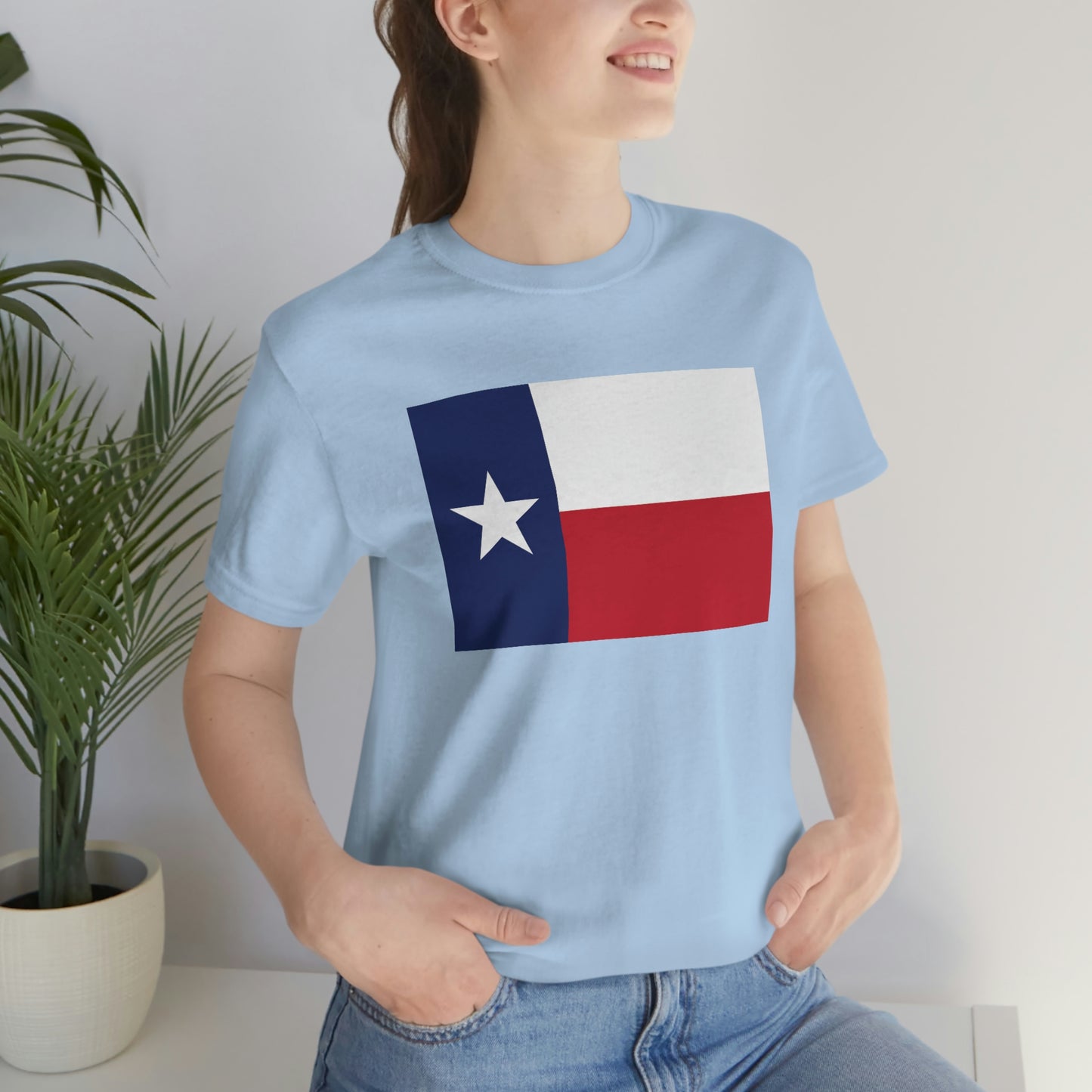 Texas Flag Unisex Jersey Short Sleeve Tee Tshirt T-shirt