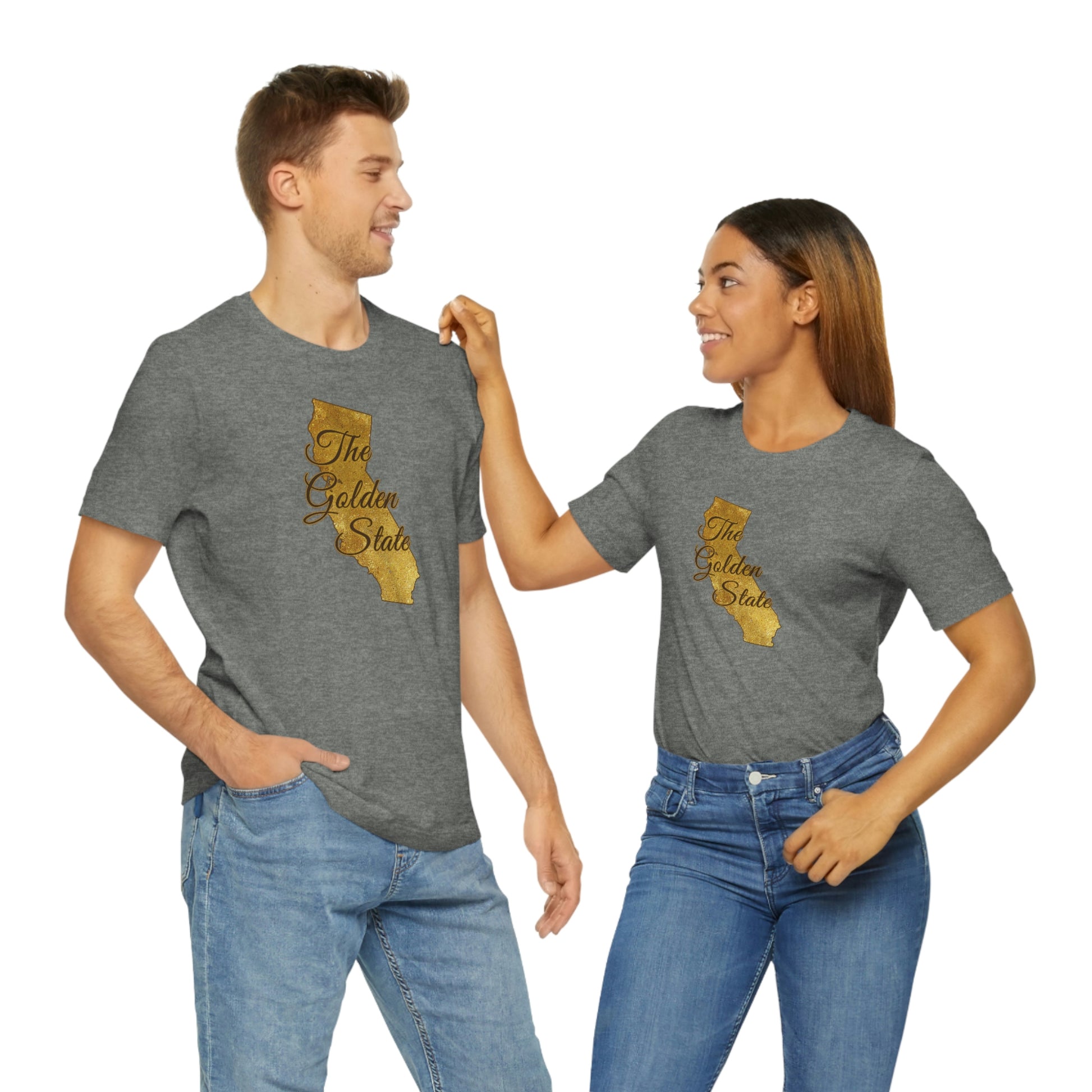 The Golden State California Unisex Jersey Short Sleeve Tee Tshirt T-shirt