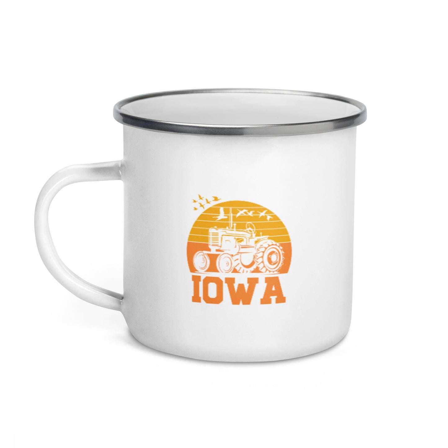 Iowa Enamel Mug