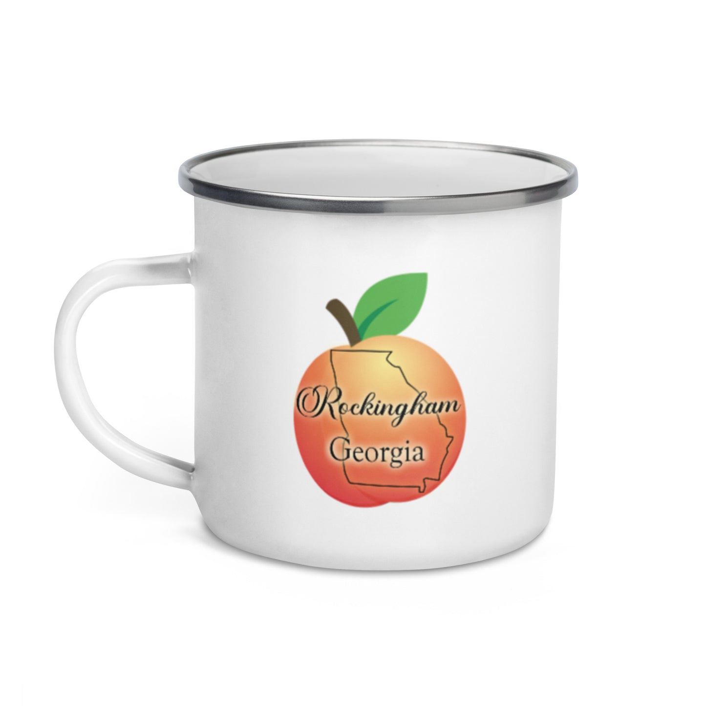 Rockingham Georgia Enamel Mug